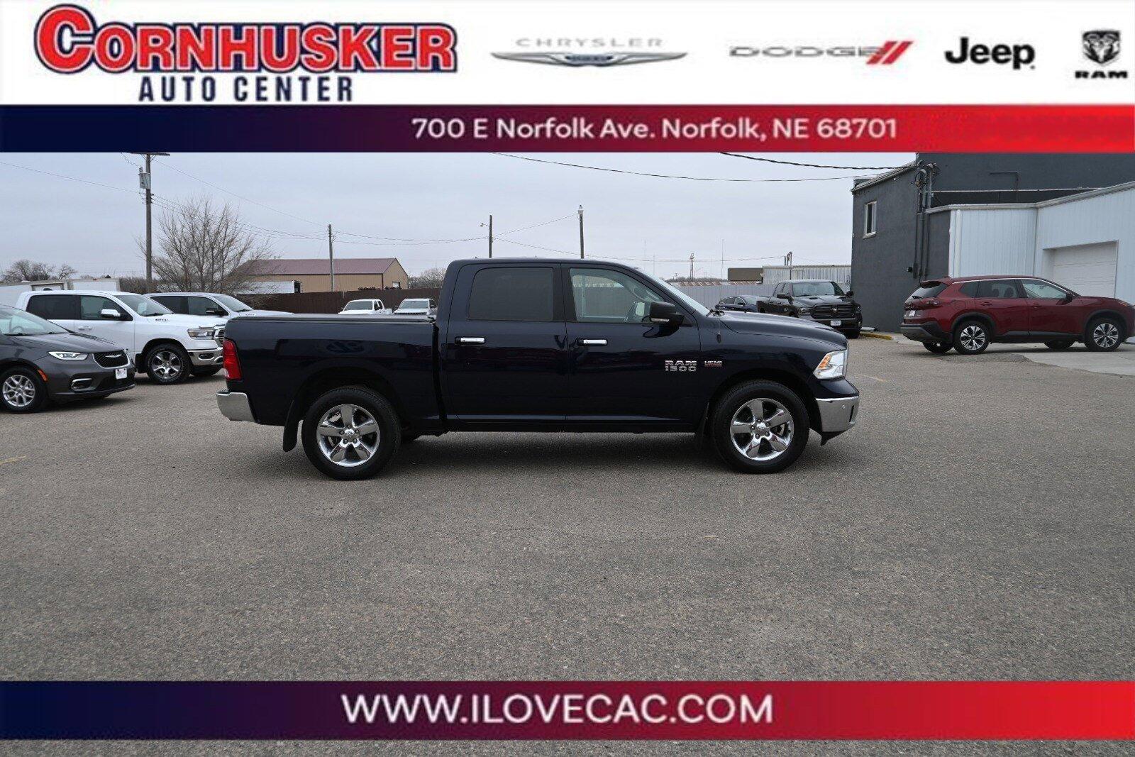 Used 2018 RAM Ram 1500 Pickup Big Horn with VIN 1C6RR7LT5JS276599 for sale in Norfolk, NE