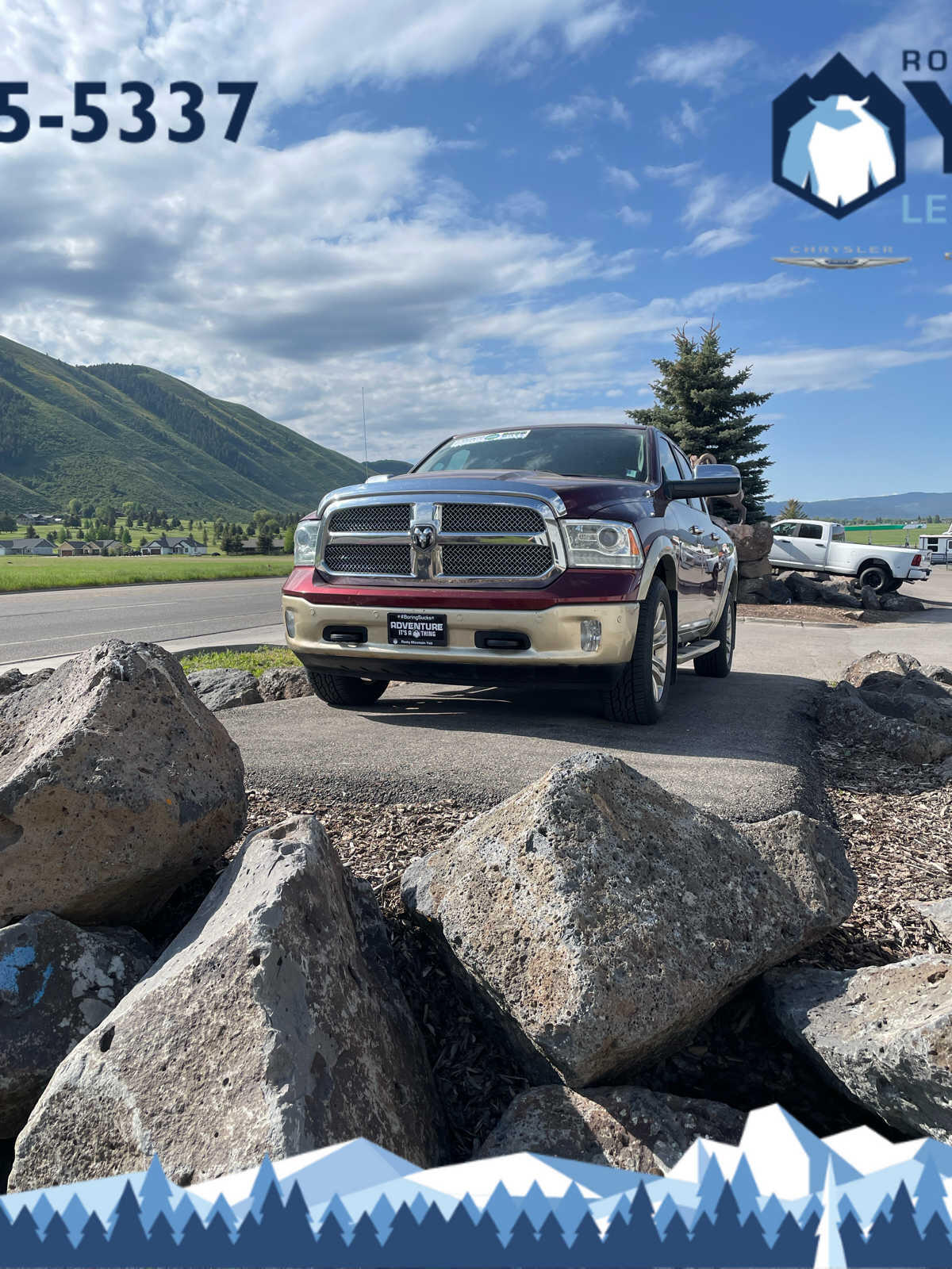 Used 2016 RAM Ram 1500 Longhorn with VIN 1C6RR7WT0GS315474 for sale in Jackson, WY