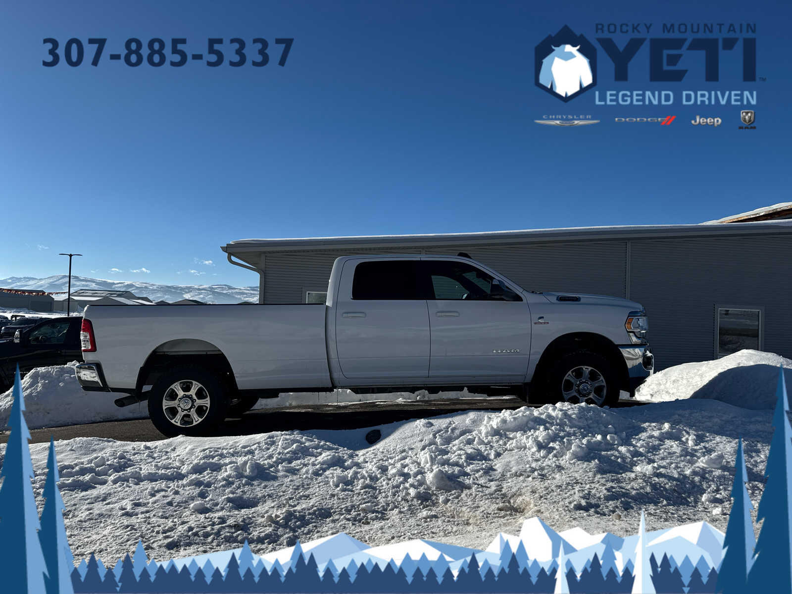 Used 2022 RAM Ram 2500 Pickup Big Horn with VIN 3C6UR5JL1NG203518 for sale in Afton, WY