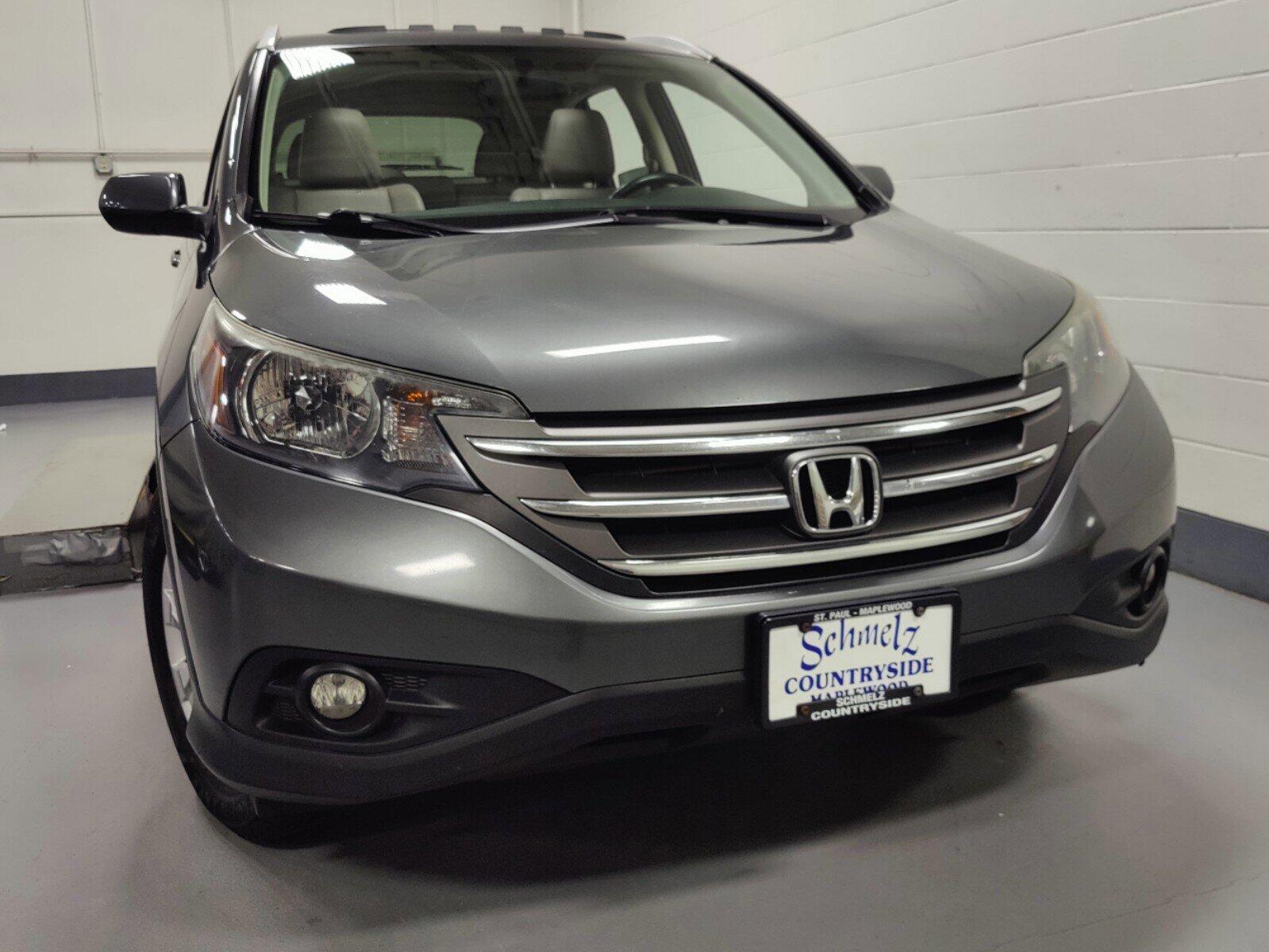 Used 2013 Honda CR-V EX-L with VIN 2HKRM4H78DH608751 for sale in Maplewood, Minnesota