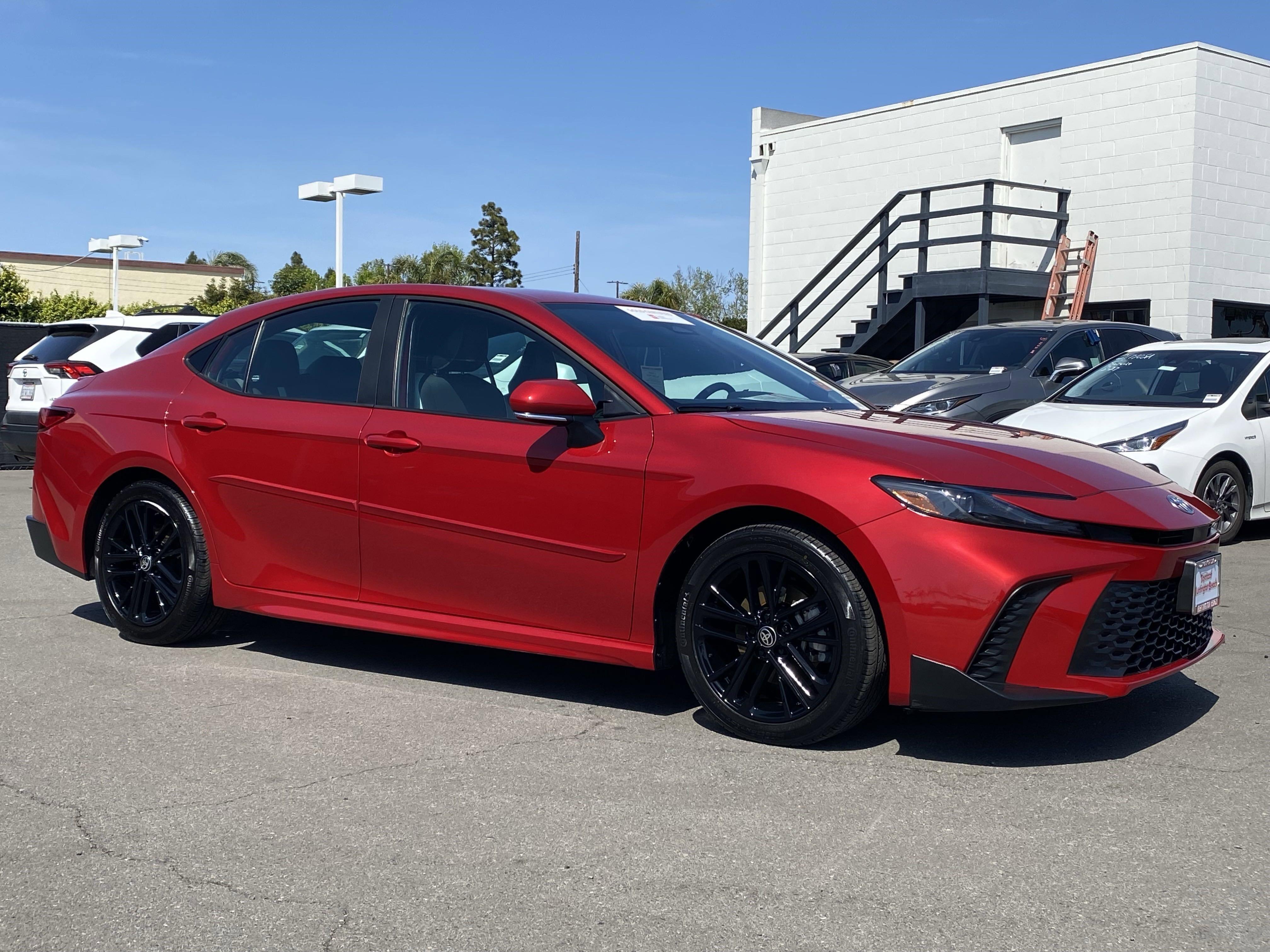 Used 2025 Toyota Camry SE with VIN 4T1DAACK2SU012532 for sale in Huntington Beach, CA