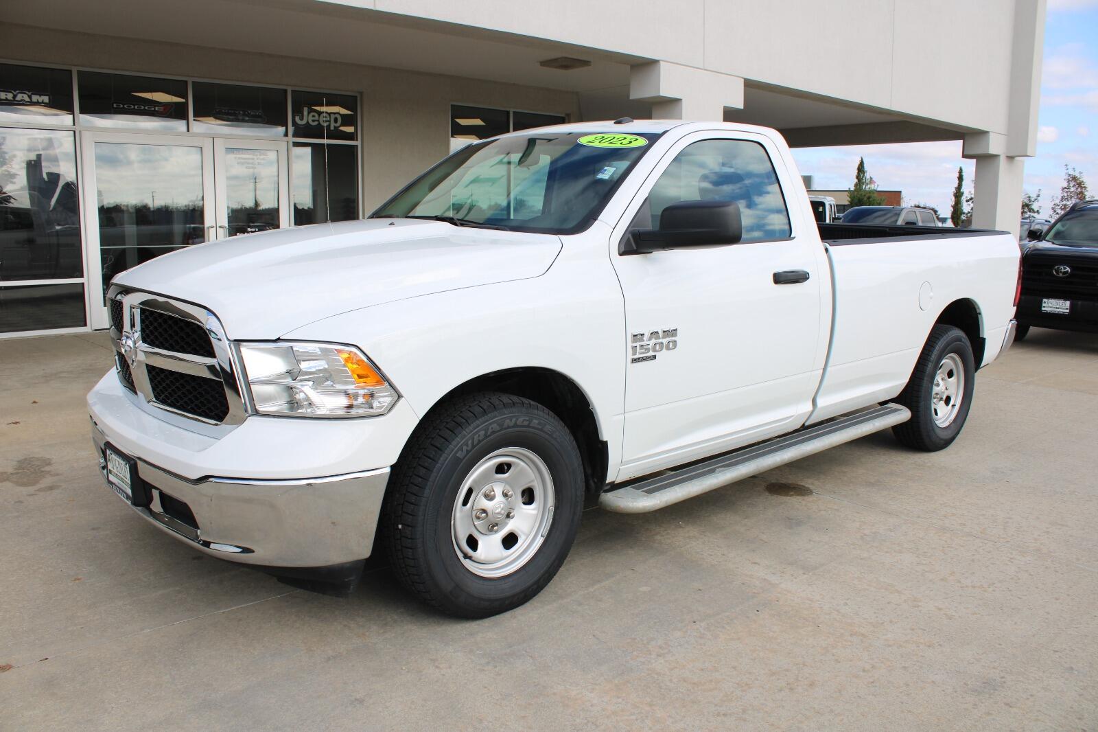 Certified 2023 RAM Ram 1500 Classic Tradesman with VIN 3C6JR6DG0PG665871 for sale in Highland, IL