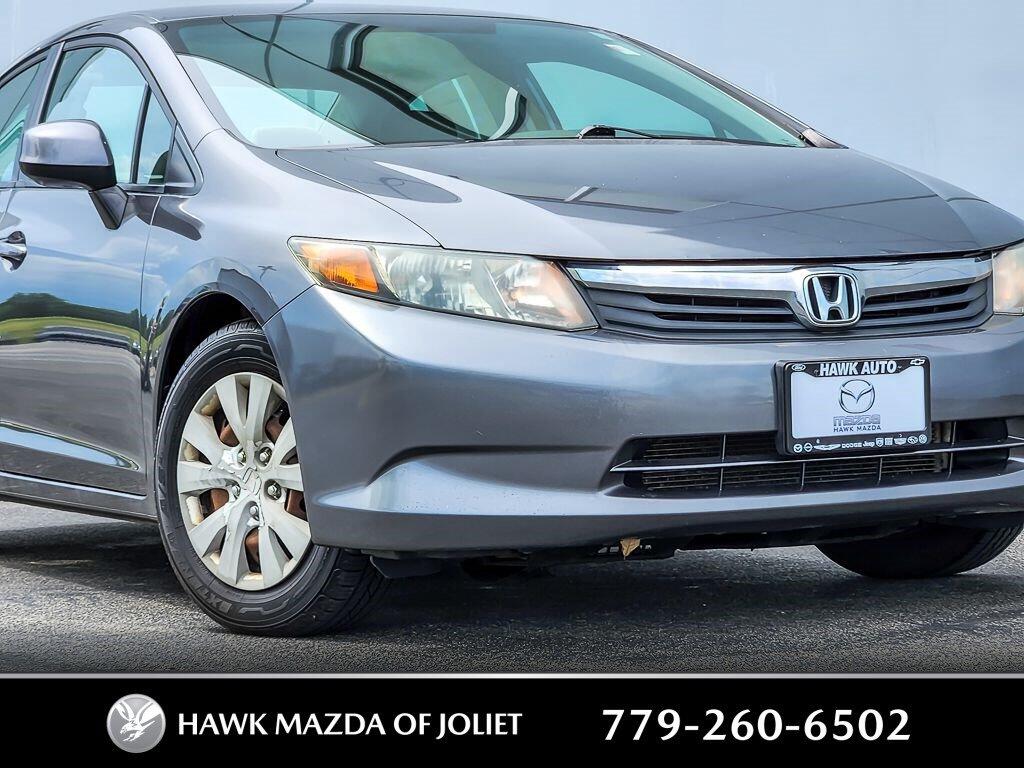 Used 2012 Honda Civic LX with VIN 2HGFB2F5XCH330023 for sale in Glenview, IL