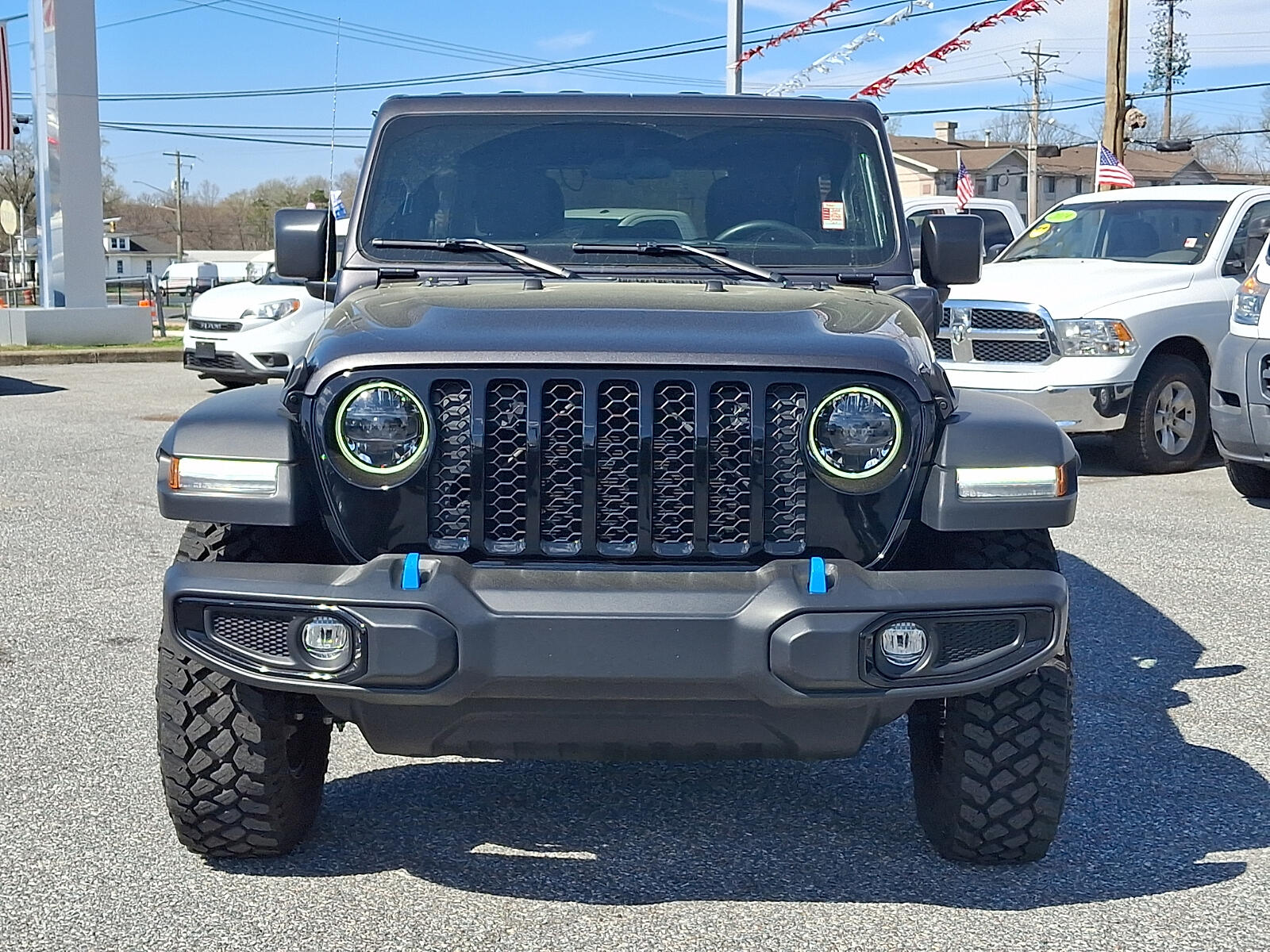 Used 2023 Jeep Wrangler 4xe Willys 4XE with VIN 1C4JJXN67PW689680 for sale in New Castle, DE