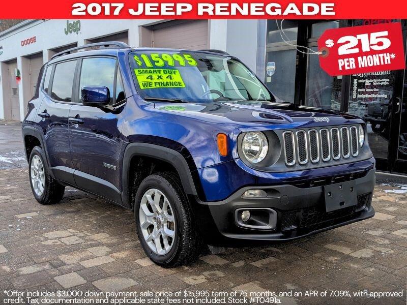 Used 2017 Jeep Renegade Latitude with VIN ZACCJBBB6HPE89949 for sale in Tamaqua, PA