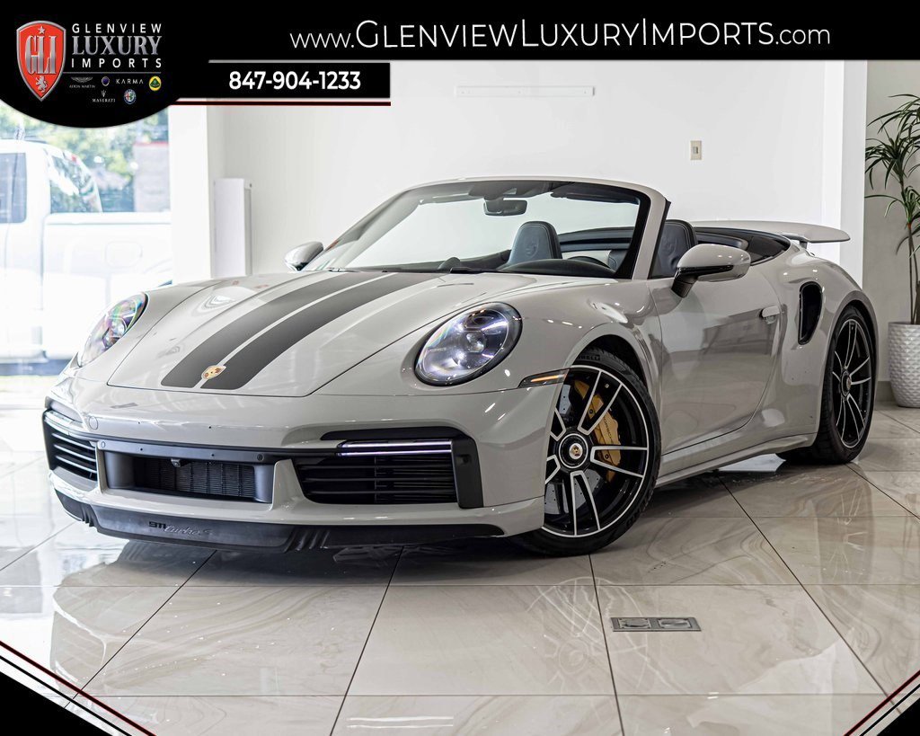 Used 2021 Porsche 911 Turbo S with VIN WP0CD2A99MS263785 for sale in Glenview, IL