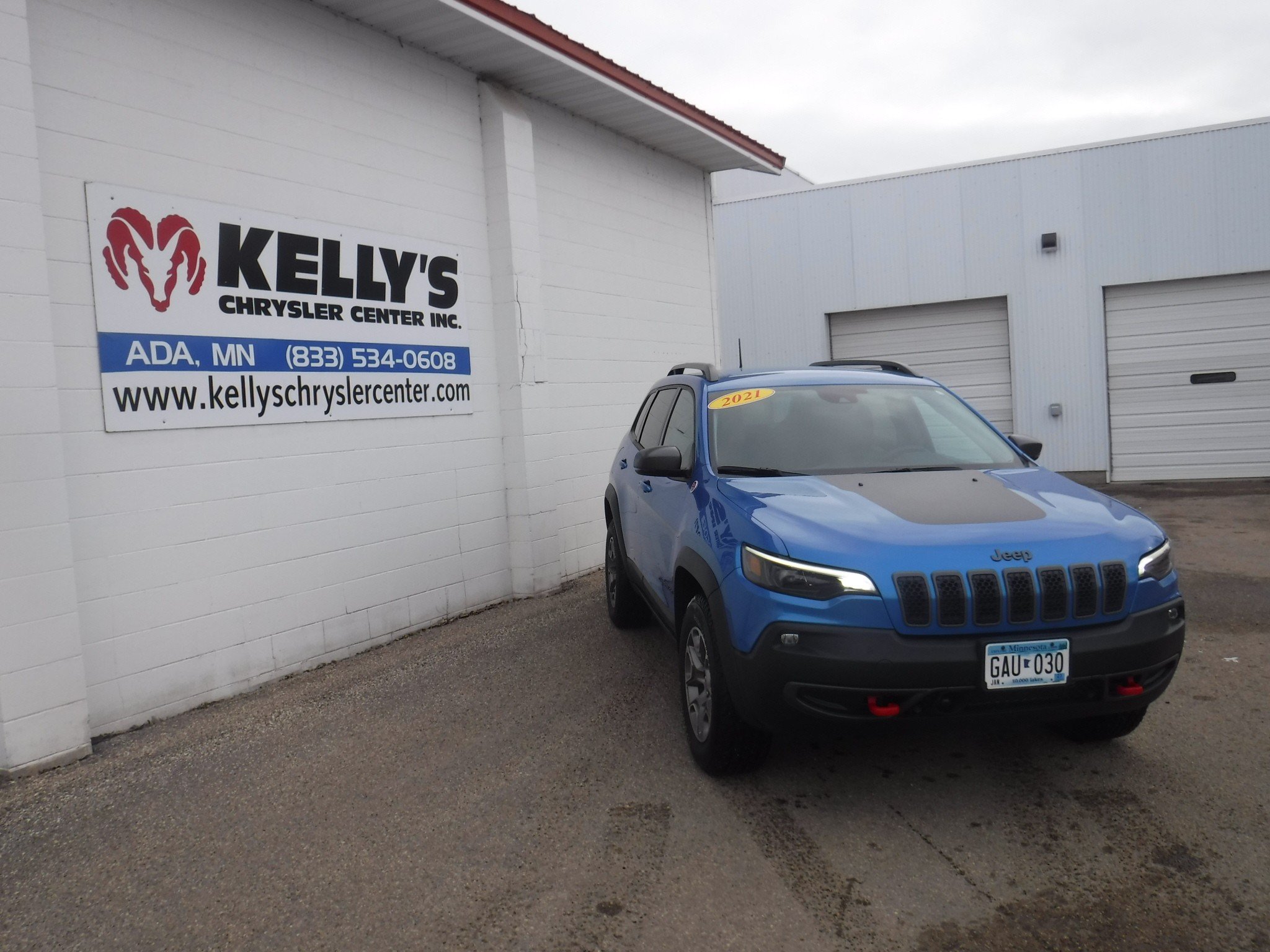 Used 2021 Jeep Cherokee Trailhawk with VIN 1C4PJMBX5MD181852 for sale in Ada, Minnesota