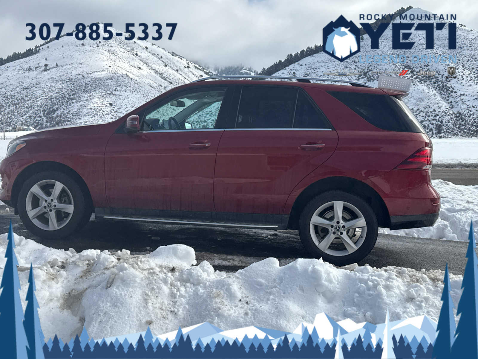 Used 2017 Mercedes-Benz GLE-Class GLE350 with VIN 4JGDA5HB1HA924689 for sale in Jackson, WY