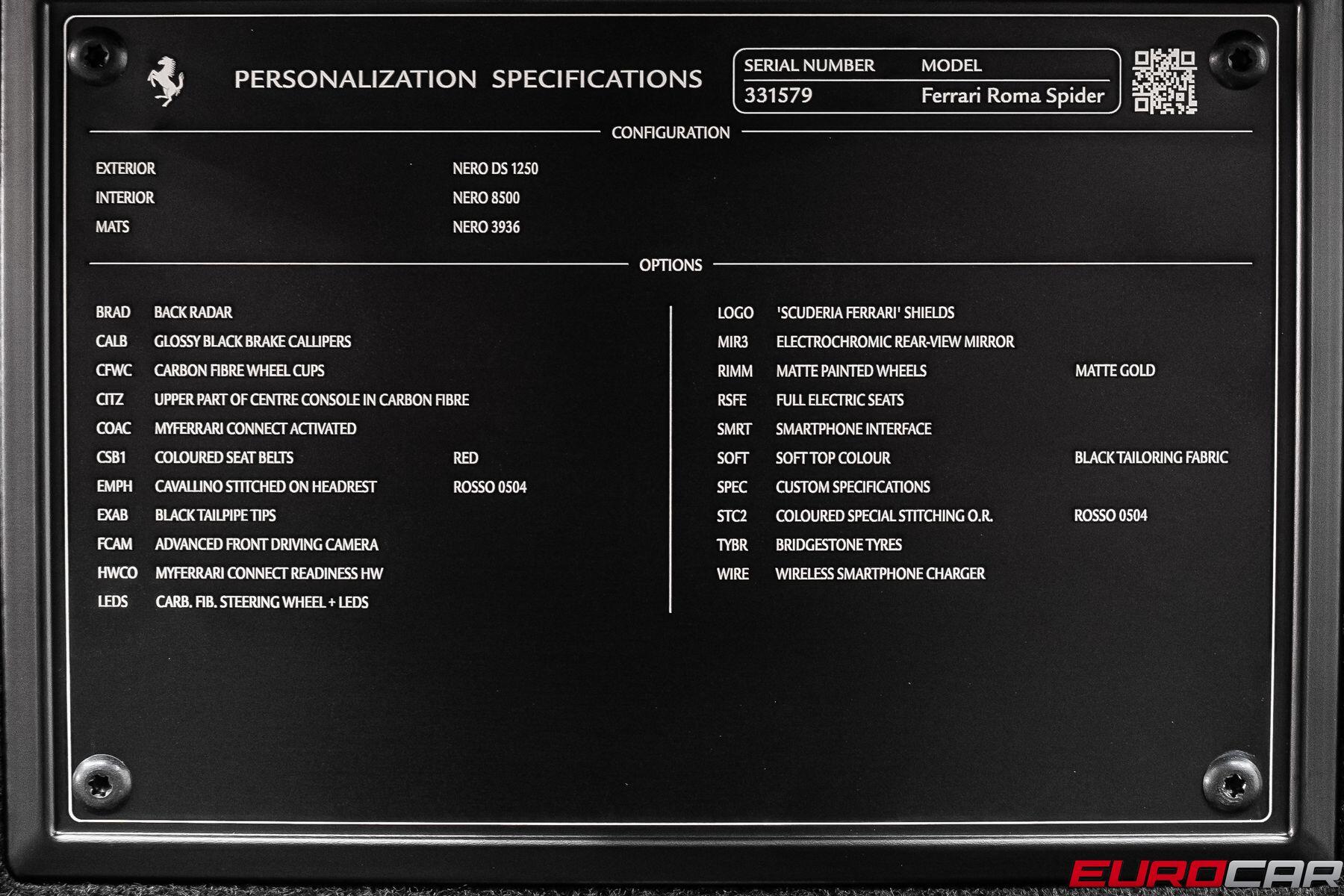 2026 Ferrari Roma Spider *CARBON STEERING WHEEL * FRONT PPF*Image 23