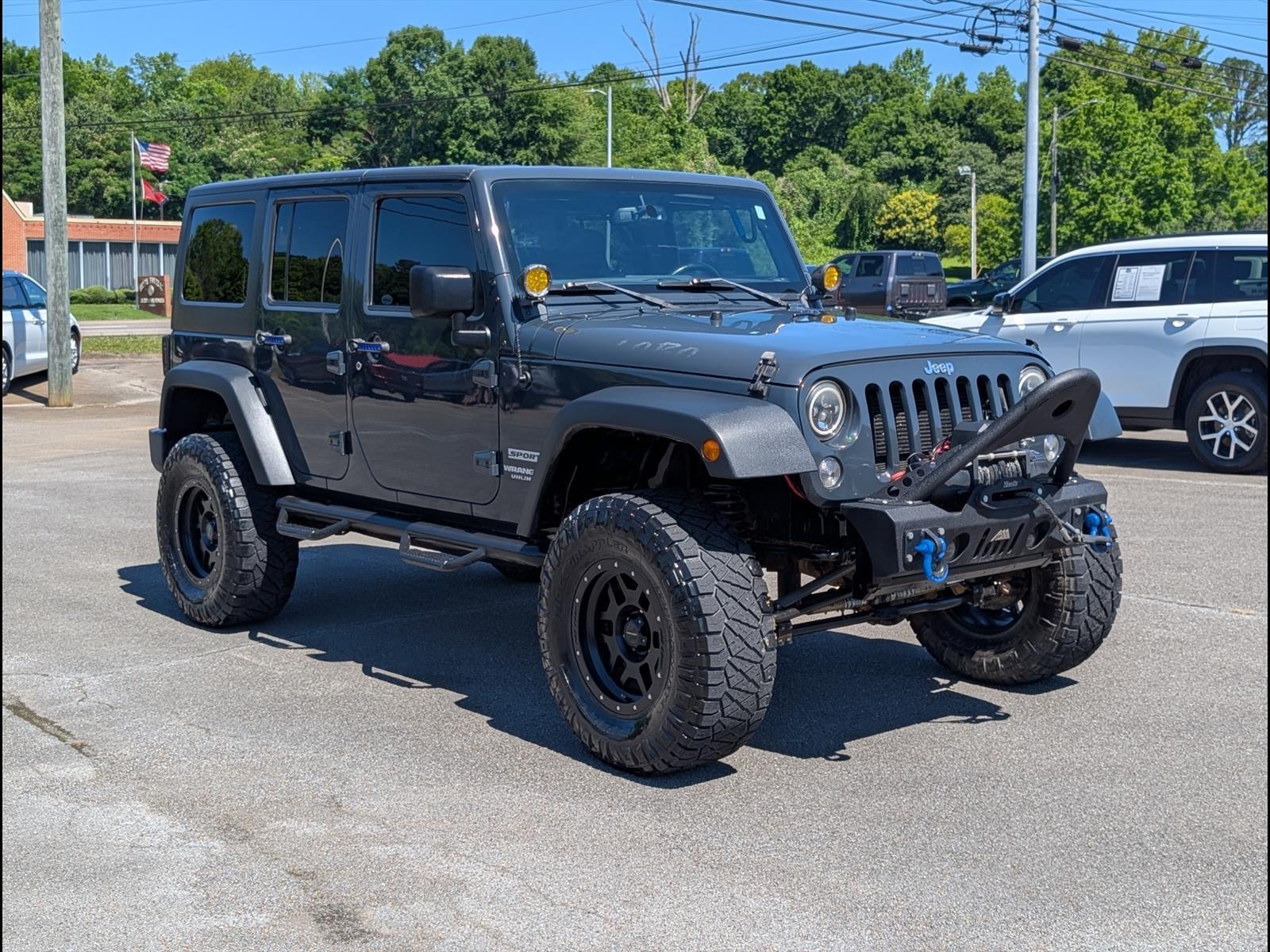 Used 2017 Jeep Wrangler Unlimited Sport S with VIN 1C4HJWDG8HL510441 for sale in Athens, TN