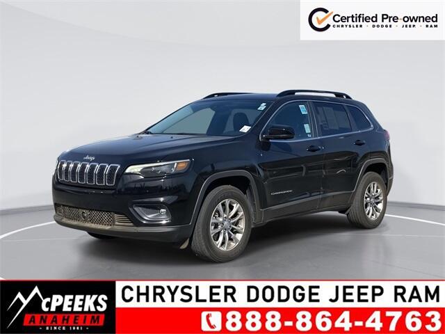 Used 2022 Jeep Cherokee Latitude Lux with VIN 1C4PJMMX3ND518484 for sale in Anaheim, CA