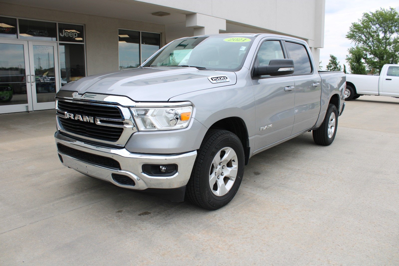 Certified 2021 RAM Ram 1500 Pickup Big Horn/Lone Star with VIN 1C6RRFFG3MN616232 for sale in Highland, IL