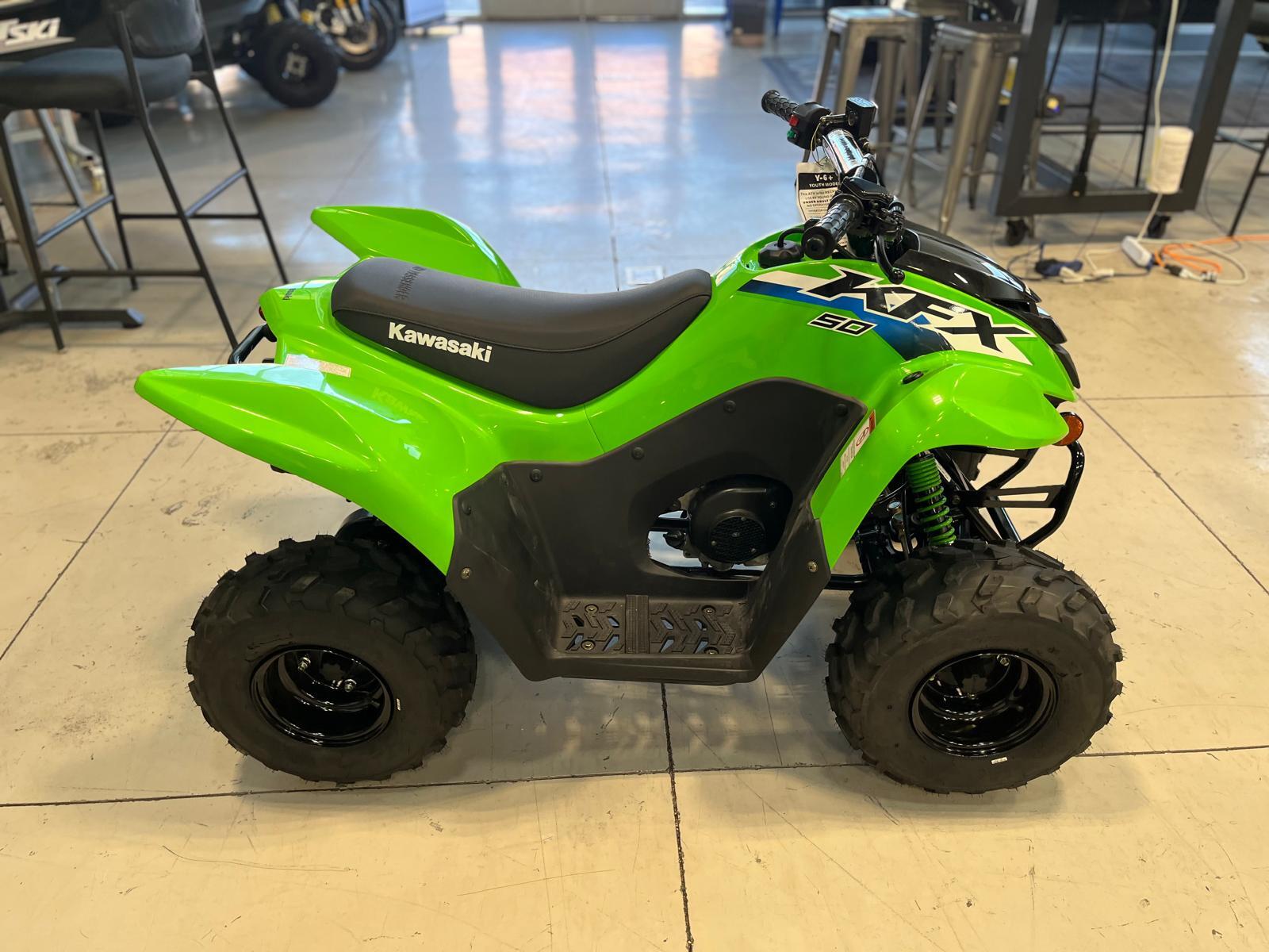 2027 Kawasaki KFX50  Lime Green