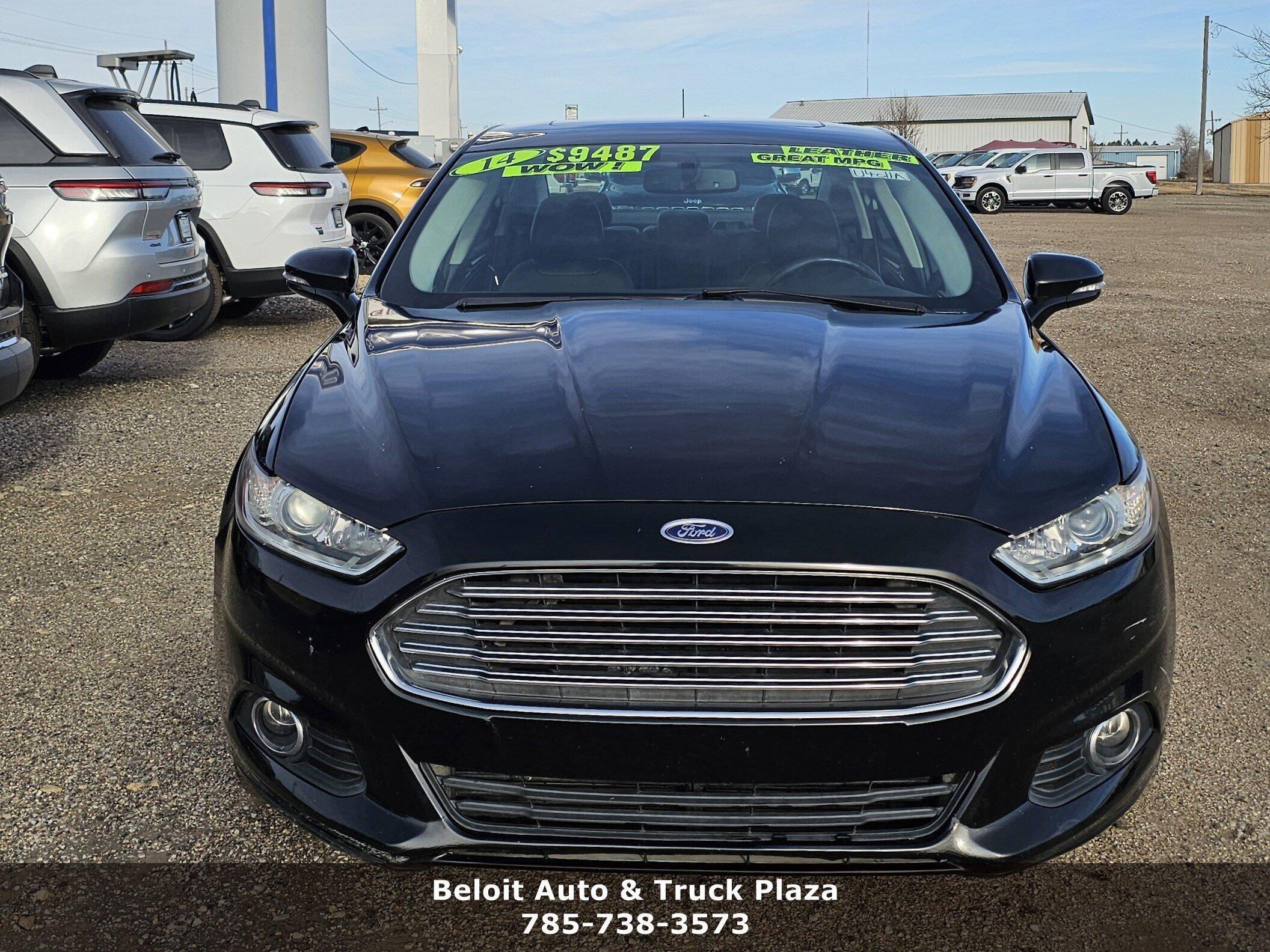 Used 2014 Ford Fusion SE with VIN 3FA6P0HD7ER232945 for sale in Beloit, KS