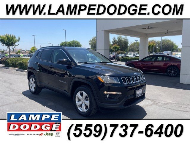 Used 2021 Jeep Compass Latitude with VIN 3C4NJDBB0MT566760 for sale in Visalia, CA