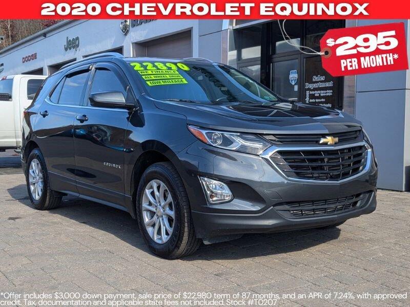 Used 2020 Chevrolet Equinox LT with VIN 3GNAXUEV6LL272692 for sale in Tamaqua, PA