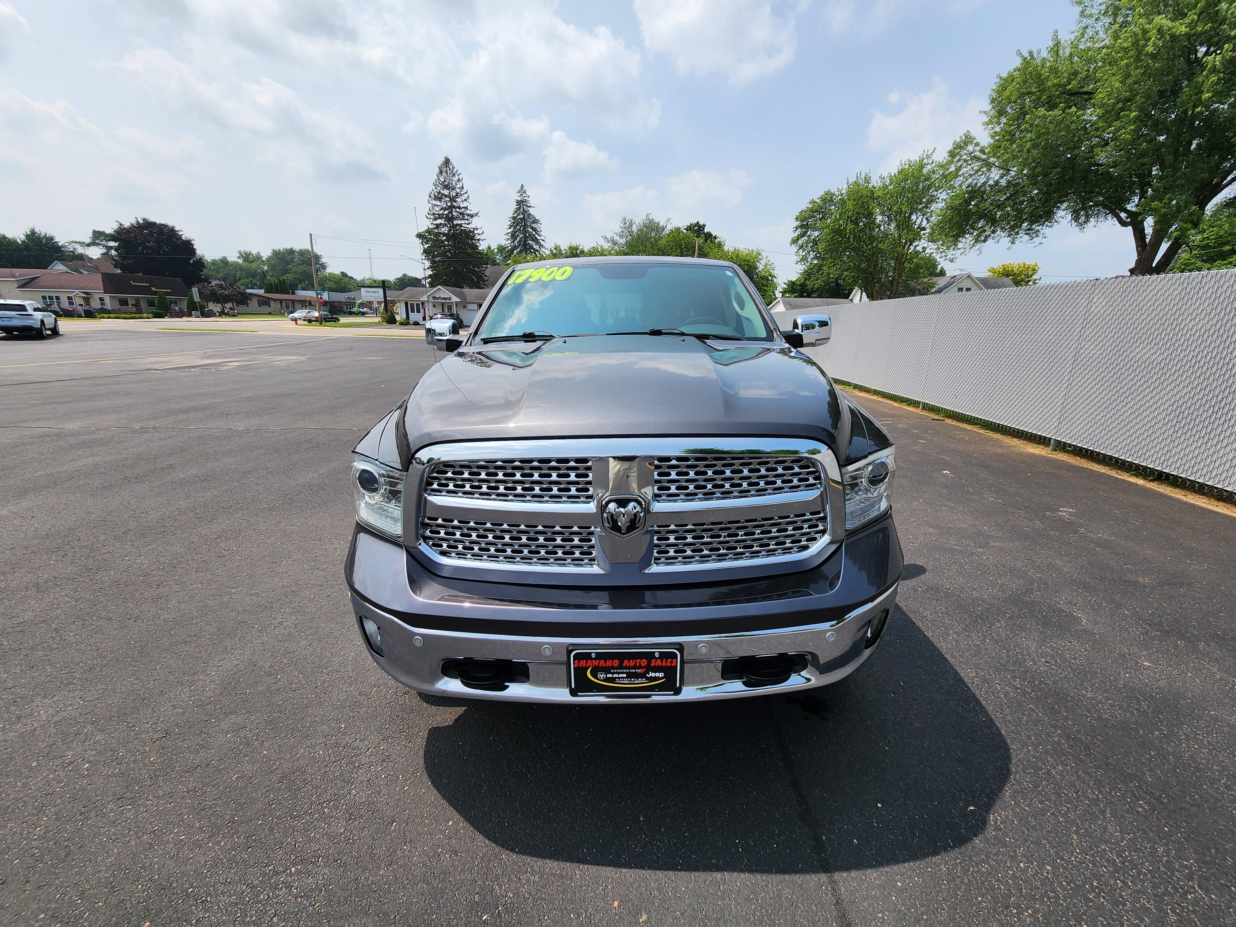 Used 2016 RAM Ram 1500 Pickup Laramie with VIN 1C6RR7NT8GS379828 for sale in Shawano, WI