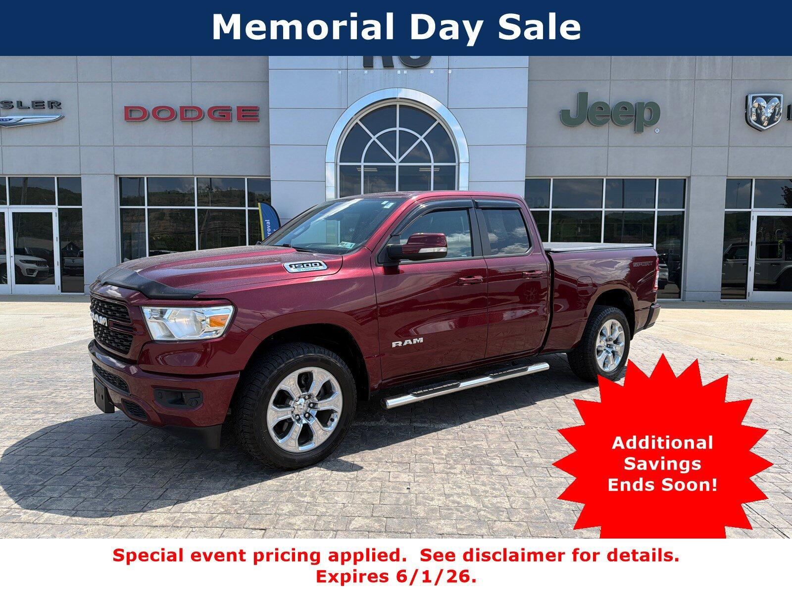 2022 RAM 1500 Big Horn/Lone Star 4x4 Quad Cab 6'4's photo