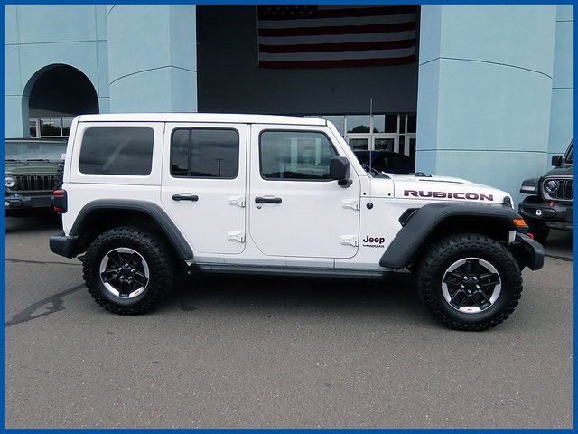 Certified 2021 Jeep Wrangler Unlimited Rubicon with VIN 1C4HJXFN3MW656191 for sale in New Britain, CT