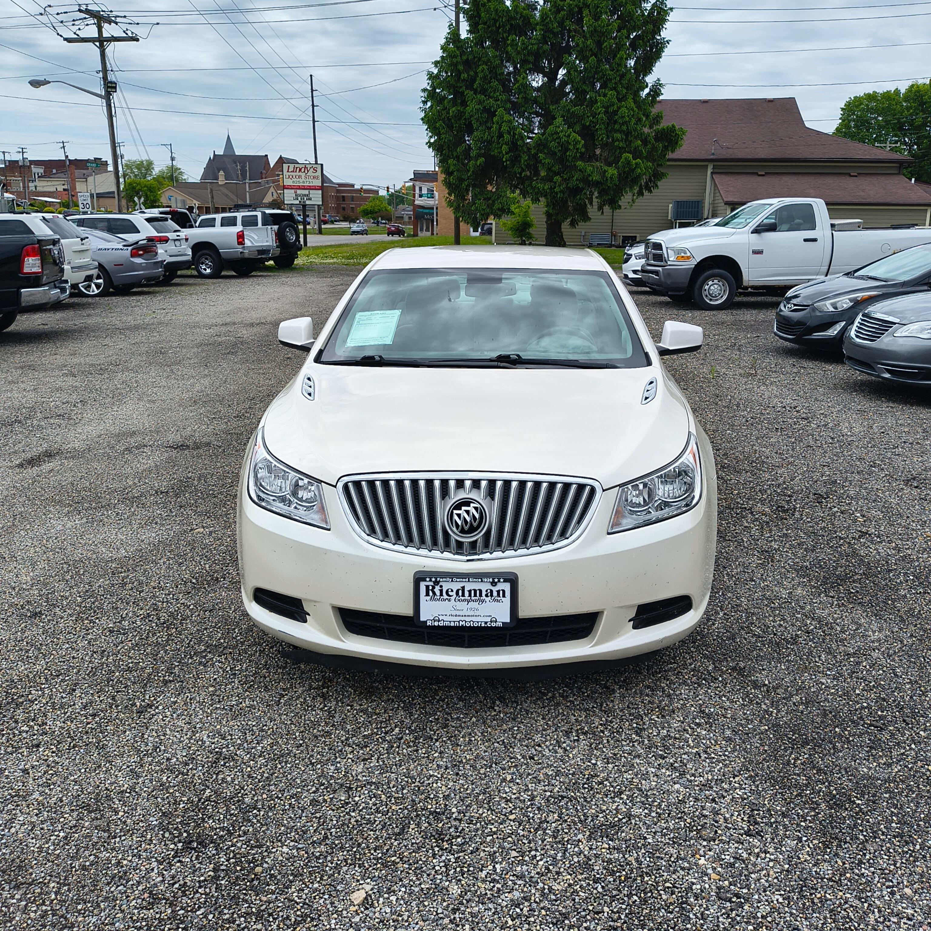 Used 2012 Buick LaCrosse Convenience with VIN 1G4GB5ER0CF353669 for sale in Connersville, IN
