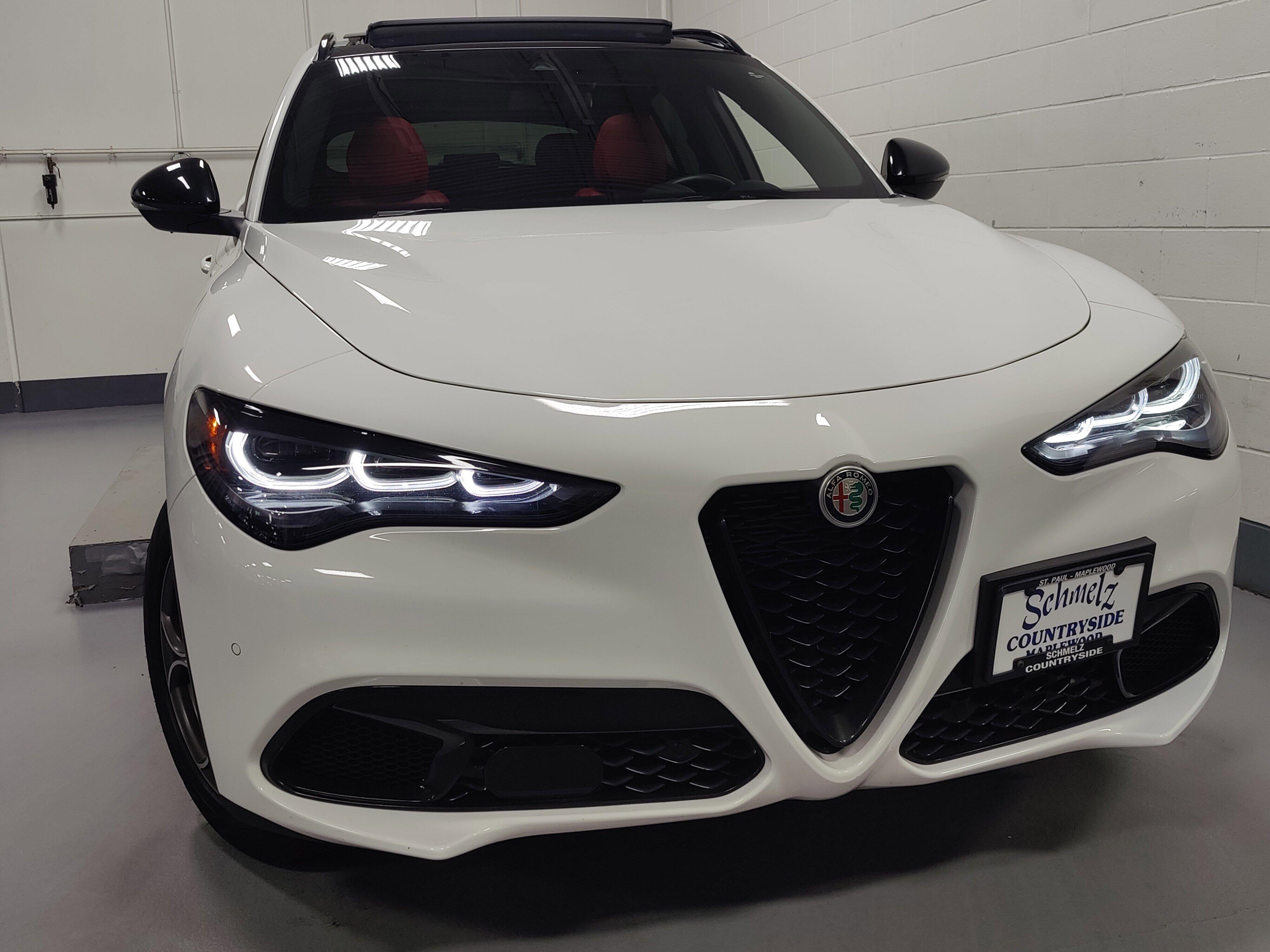 Used 2024 Alfa Romeo Stelvio Sprint with VIN ZASPAKAN4R7D85575 for sale in Maplewood, Minnesota