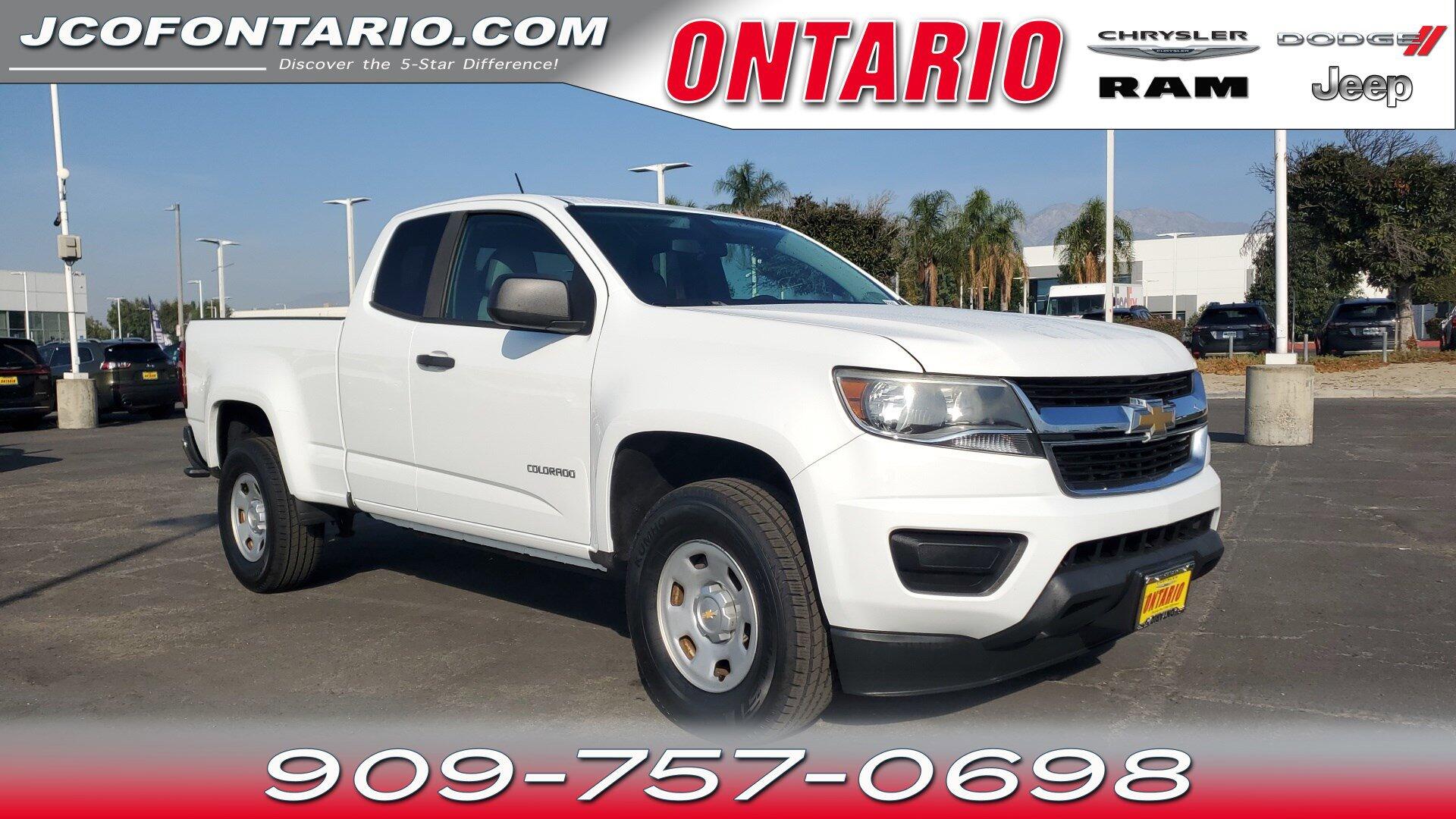 Used 2015 Chevrolet Colorado Work Truck with VIN 1GCHSAEA8F1234068 for sale in Ontario, CA