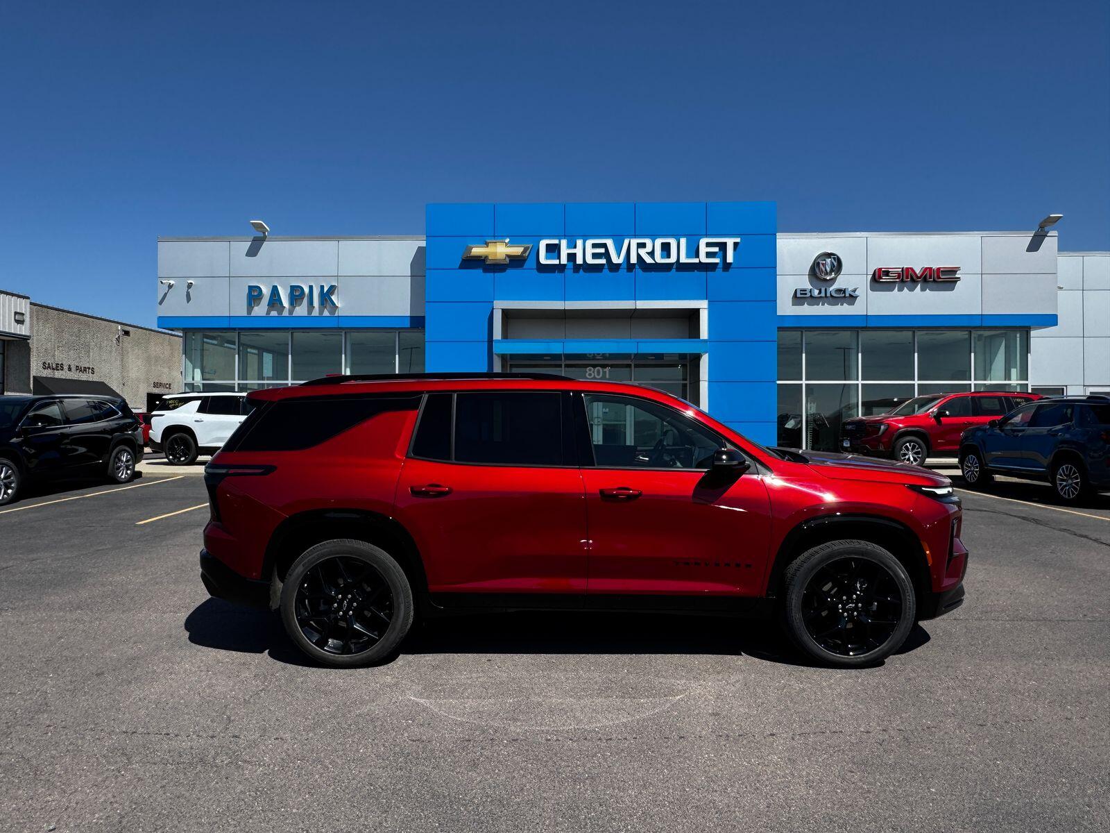 Used 2024 Chevrolet Traverse RS with VIN 1GNEVLKS5RJ168450 for sale in Luverne, Minnesota