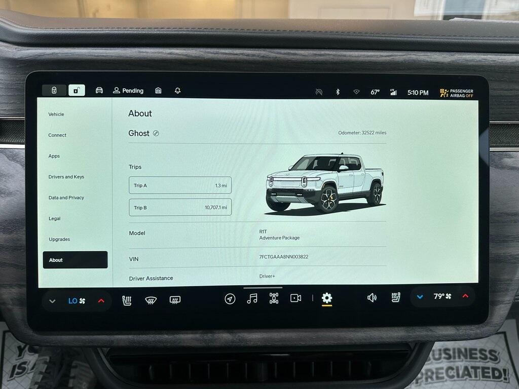 Used 2022 Rivian R1T Adventure with VIN 7FCTGAAA8NN003822 for sale in Webster, NY
