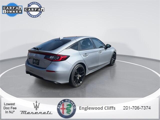 Used 2023 Honda Civic Hatchback Sport with VIN 19XFL2H88PE015077 for sale in Englewood, NJ