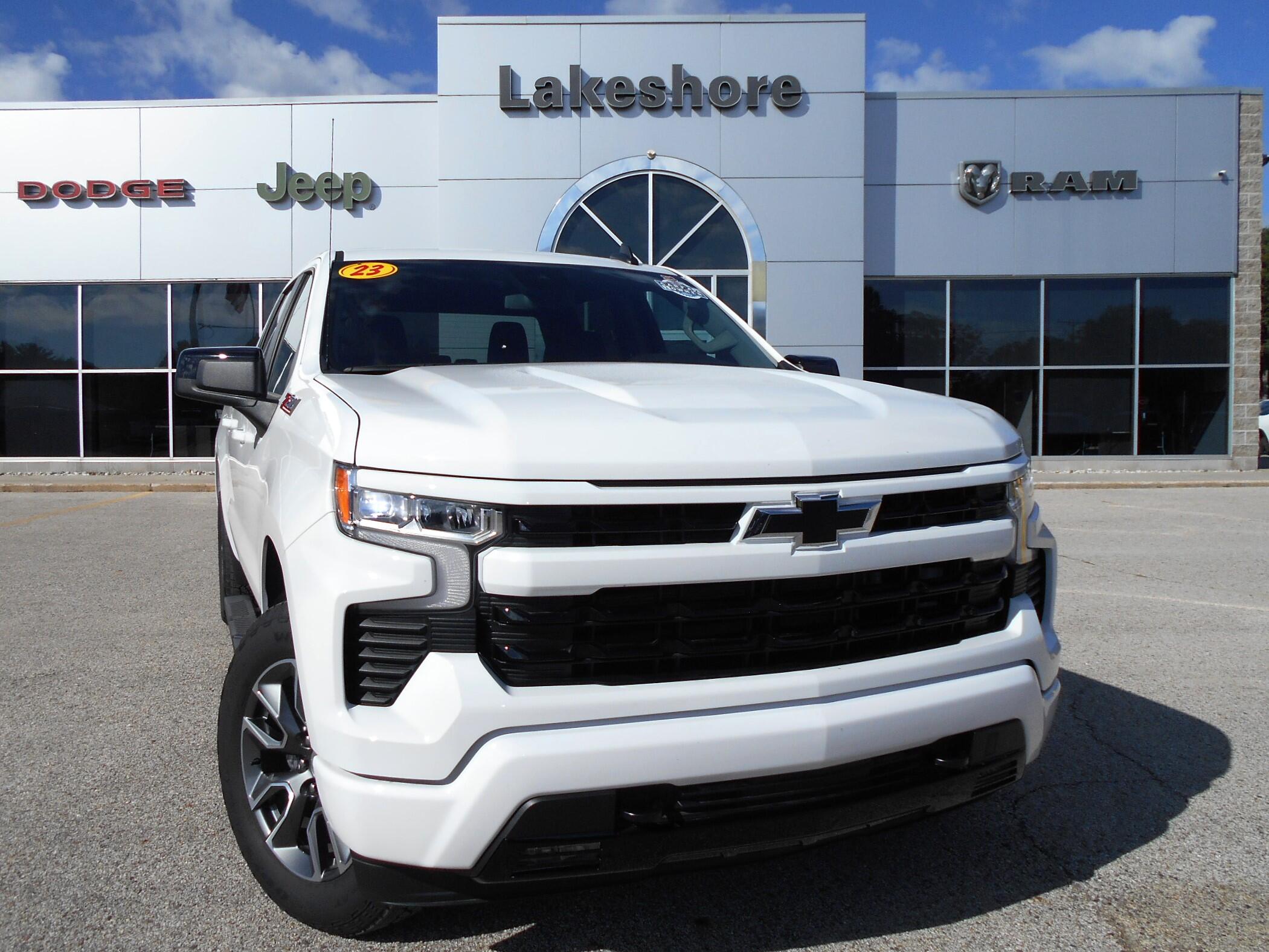 Used 2023 Chevrolet Silverado 1500 RST with VIN 2GCUDEED4P1150254 for sale in Montague, MI