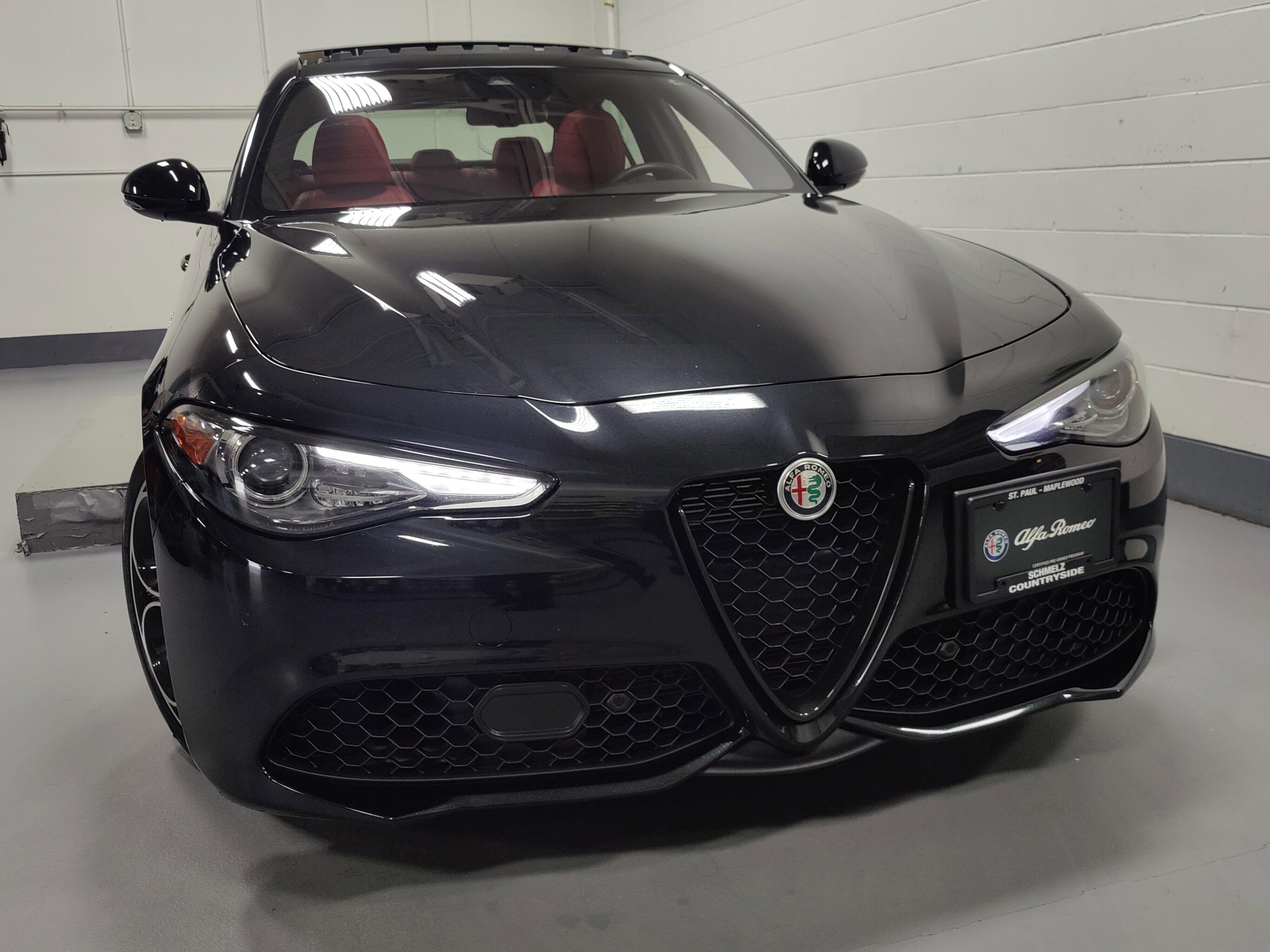 Used 2022 Alfa Romeo Giulia Ti Veloce with VIN ZARFANBN7N7655872 for sale in Maplewood, Minnesota
