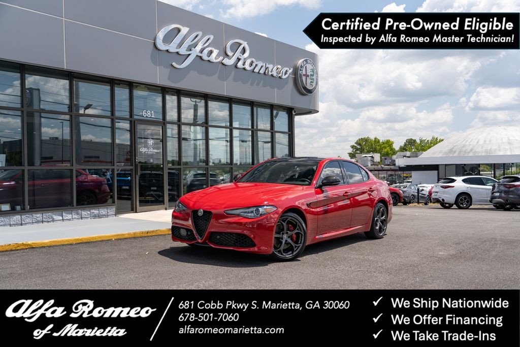 Used 2021 Alfa Romeo Giulia Ti Sport with VIN ZARFANBN2M7645166 for sale in Marietta, GA