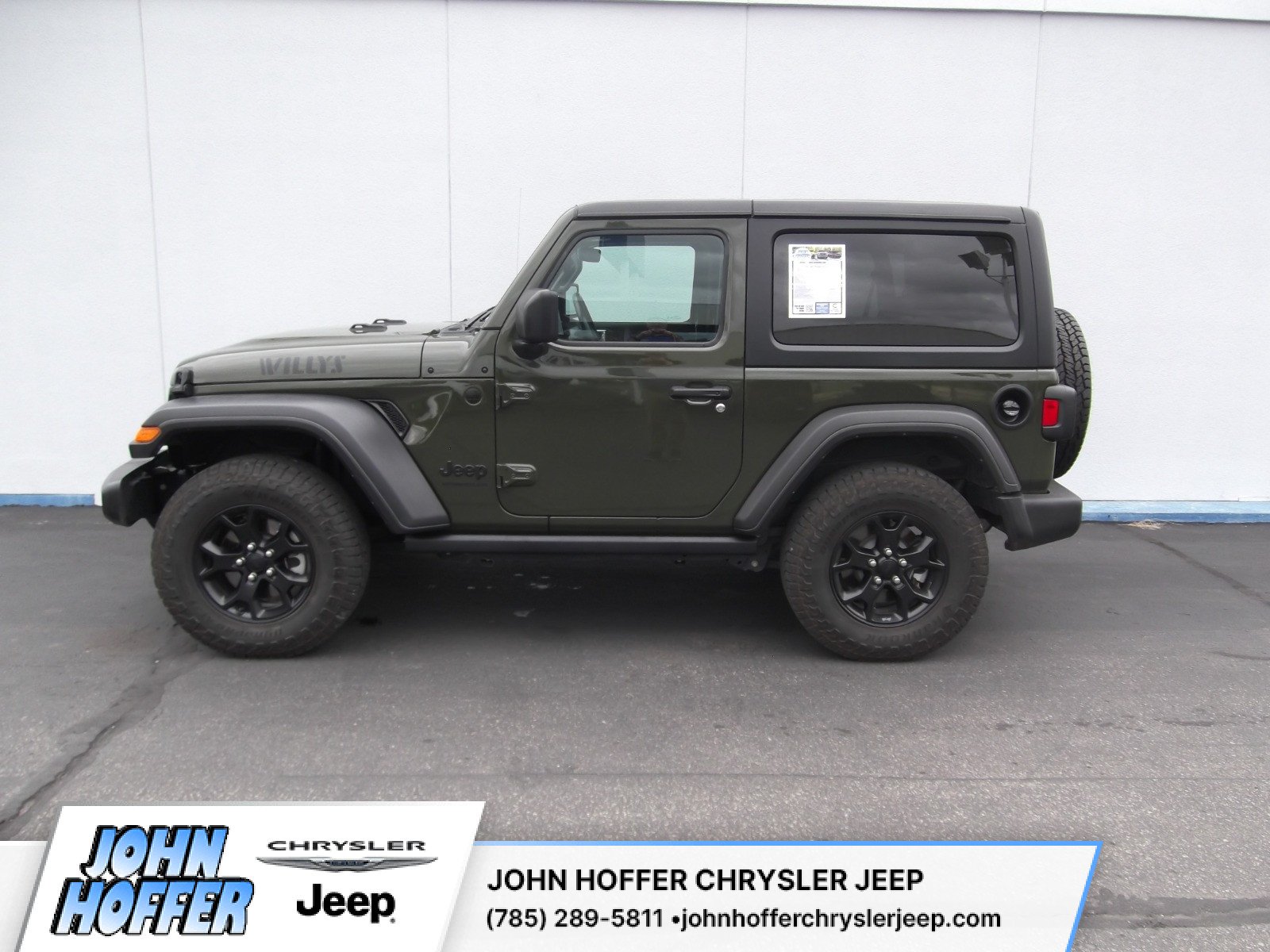 Used 2022 Jeep Wrangler Willys with VIN 1C4HJXAG8NW226229 for sale in Topeka, KS