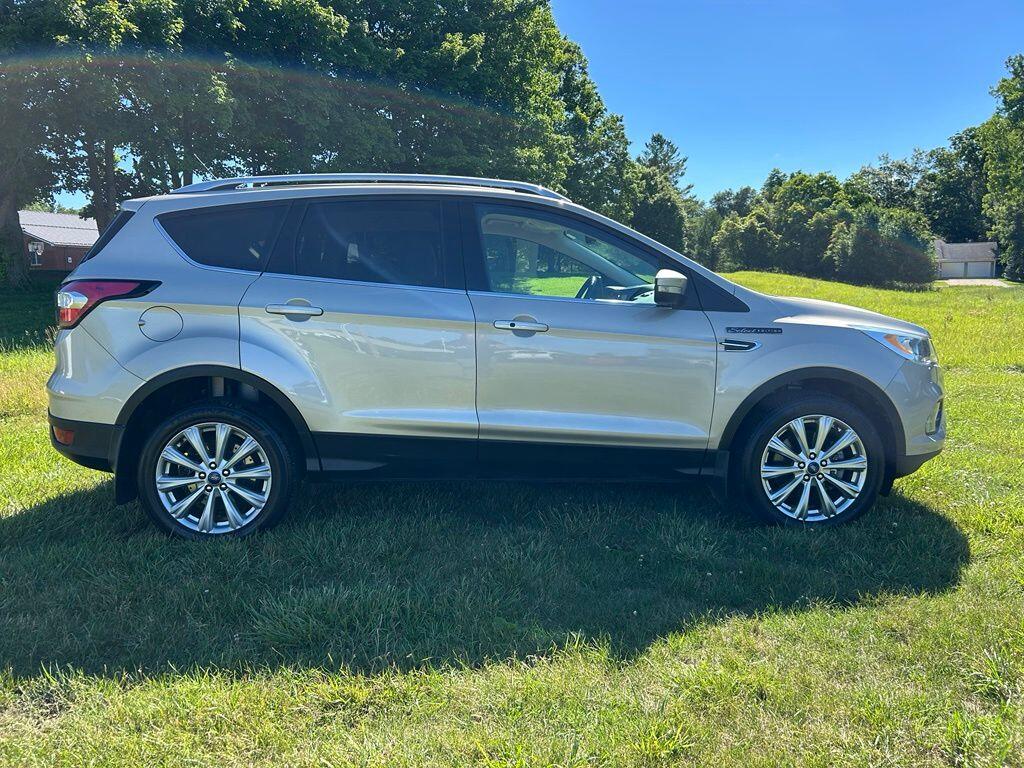 Used 2017 Ford Escape Titanium with VIN 1FMCU9J93HUC13639 for sale in Angola, IN