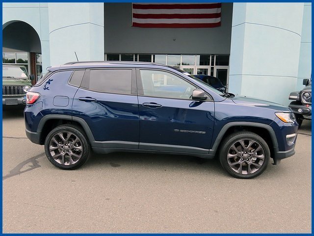 Certified 2021 Jeep Compass 80th Spec. Edition with VIN 3C4NJDEB6MT556939 for sale in New Britain, CT