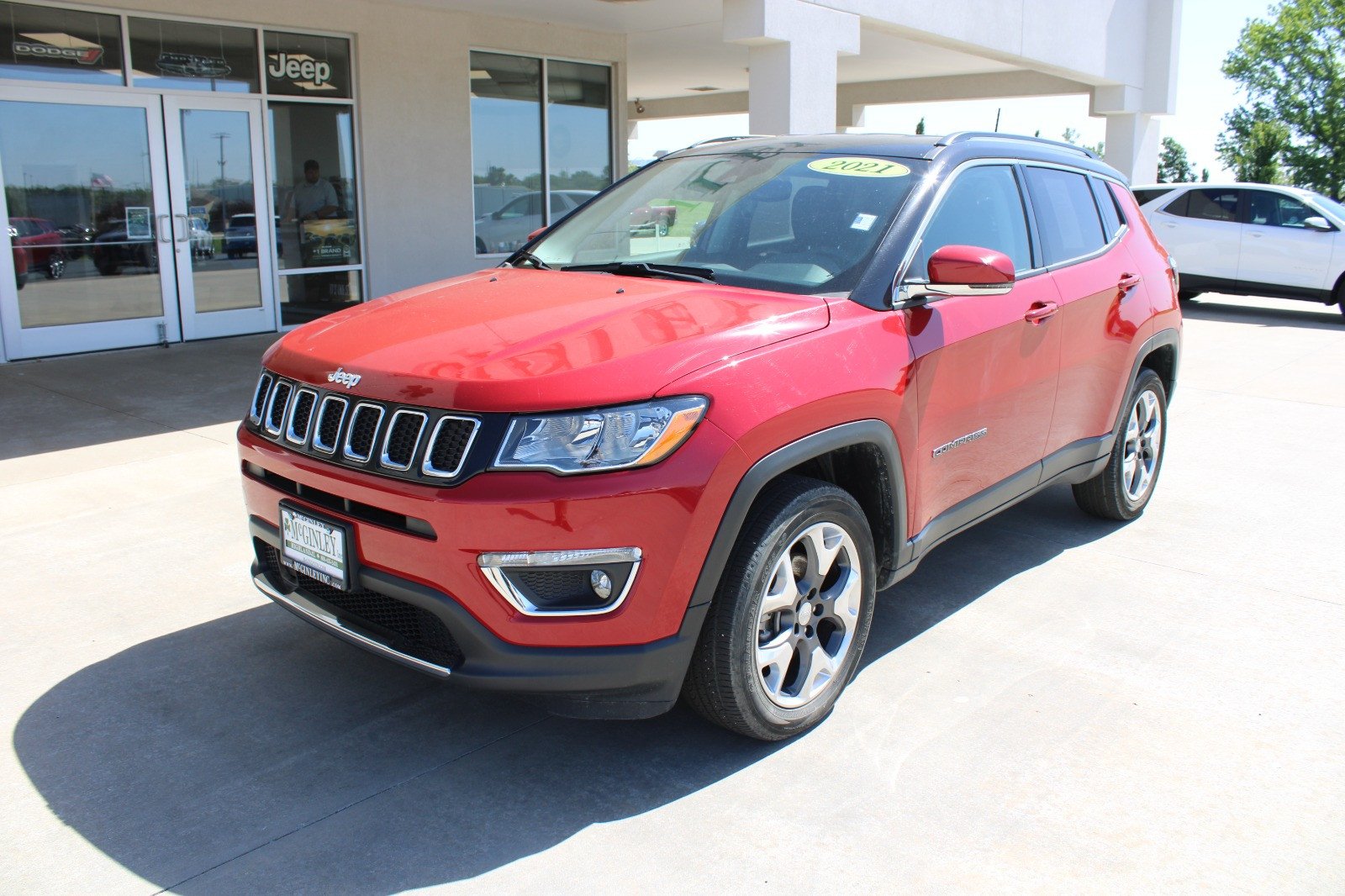 Certified 2021 Jeep Compass Limited with VIN 3C4NJDCBXMT540567 for sale in Highland, IL