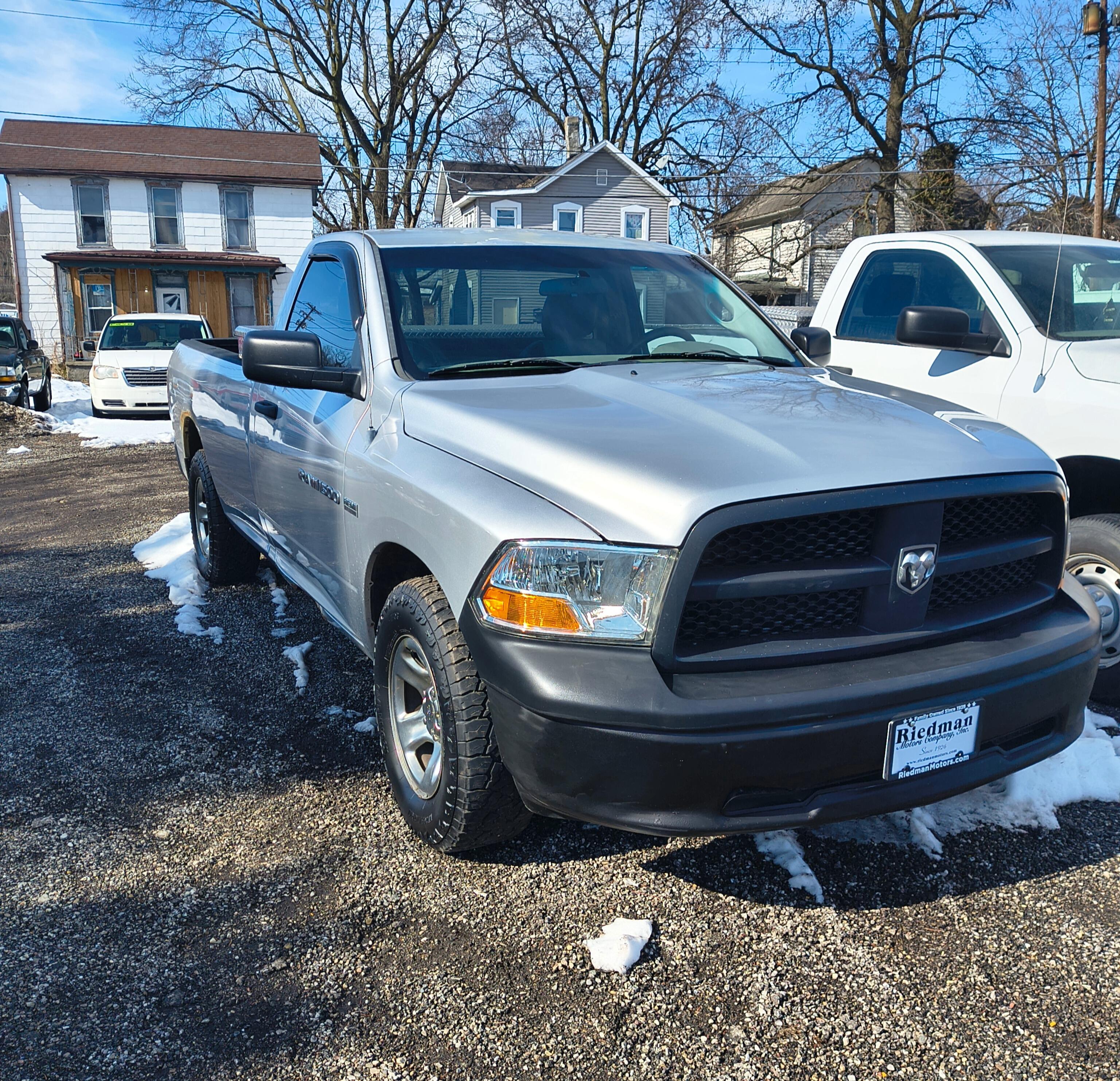 Used 2012 RAM Ram 1500 Pickup ST with VIN 3C6JD6DT9CG124534 for sale in Connersville, IN