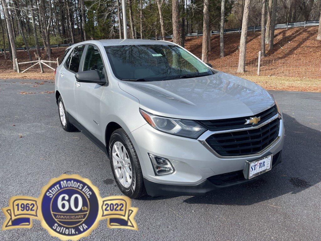 Used 2020 Chevrolet Equinox LS with VIN 3GNAXHEV2LS707608 for sale in Suffolk, VA