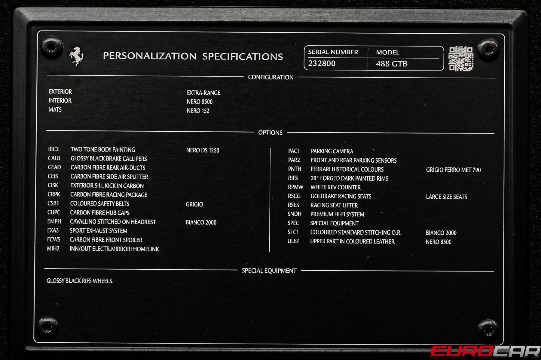 2018 Ferrari 488 GTB *HUGE CARBON OPTIONS * FULL PPF*Image 10