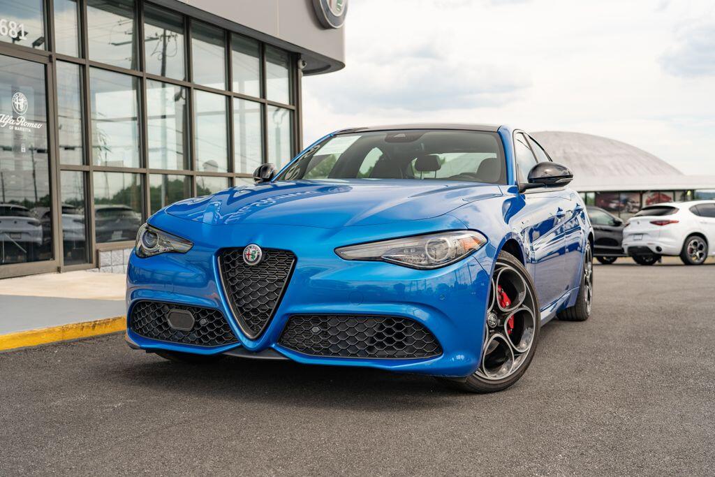 Used 2023 Alfa Romeo Giulia Veloce with VIN ZARFAMBN7P7668635 for sale in Marietta, GA