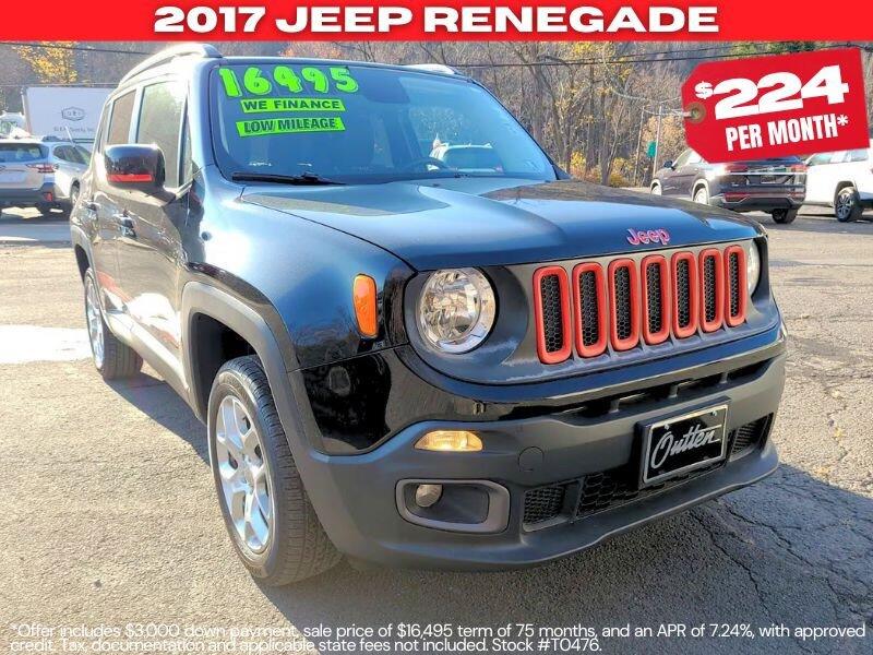 Used 2017 Jeep Renegade Latitude with VIN ZACCJBBB9HPF06419 for sale in Tamaqua, PA