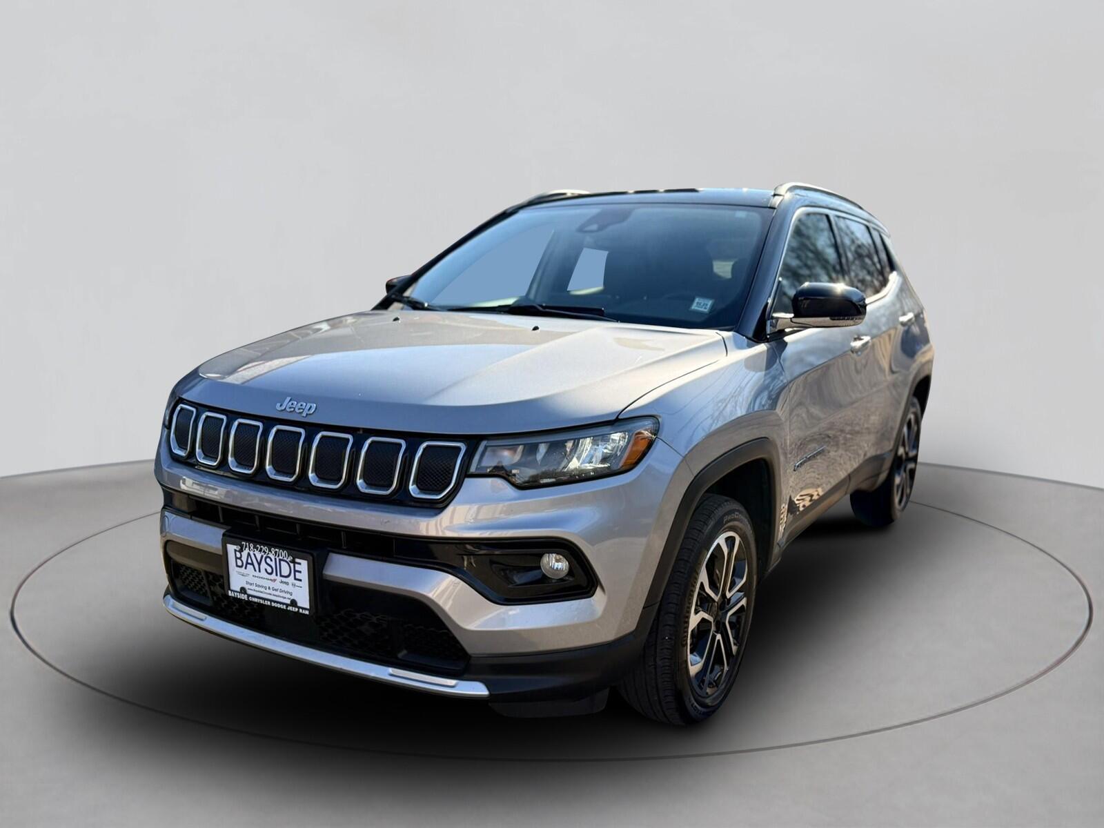 Used 2022 Jeep Compass Limited with VIN 3C4NJDCB3NT100773 for sale in Bayside, NY