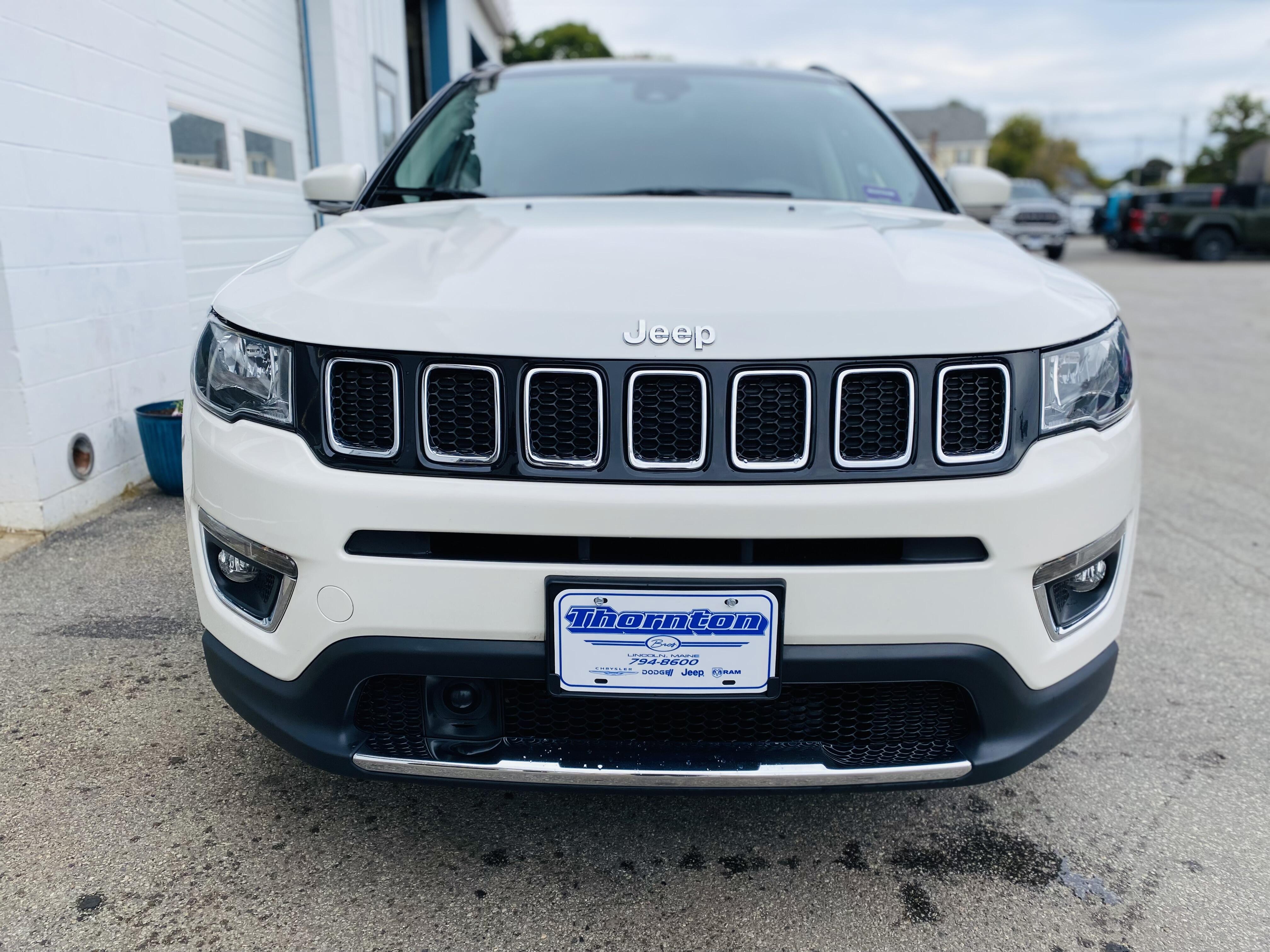 Certified 2021 Jeep Compass Limited with VIN 3C4NJDCB5MT570303 for sale in Lincoln, ME