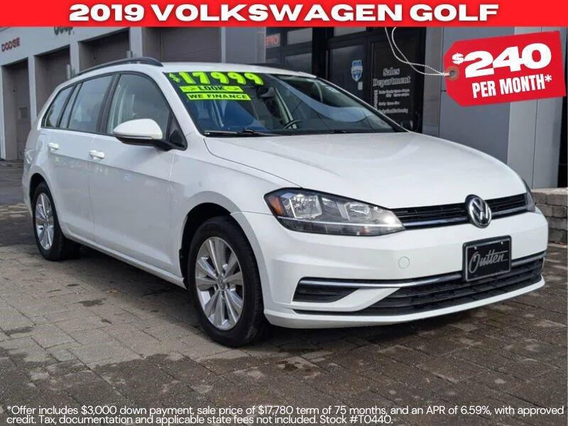 Used 2019 Volkswagen Golf SportWagen S with VIN 3VW117AU8KM509472 for sale in Tamaqua, PA