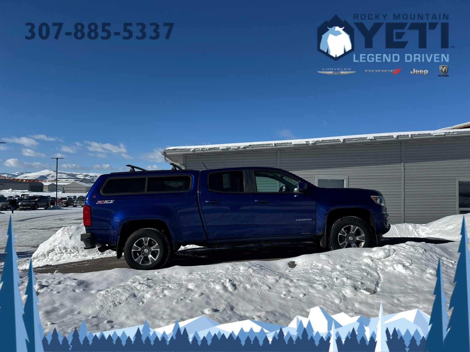 Used 2015 Chevrolet Colorado Z71 with VIN 1GCGTCE38F1249580 for sale in Jackson, WY