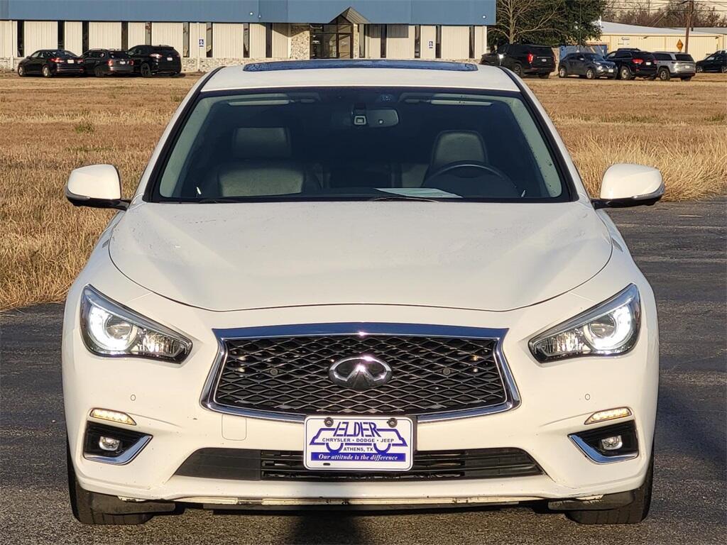 Used 2021 INFINITI Q50 LUXE with VIN JN1EV7BP6MM707132 for sale in Athens, TX