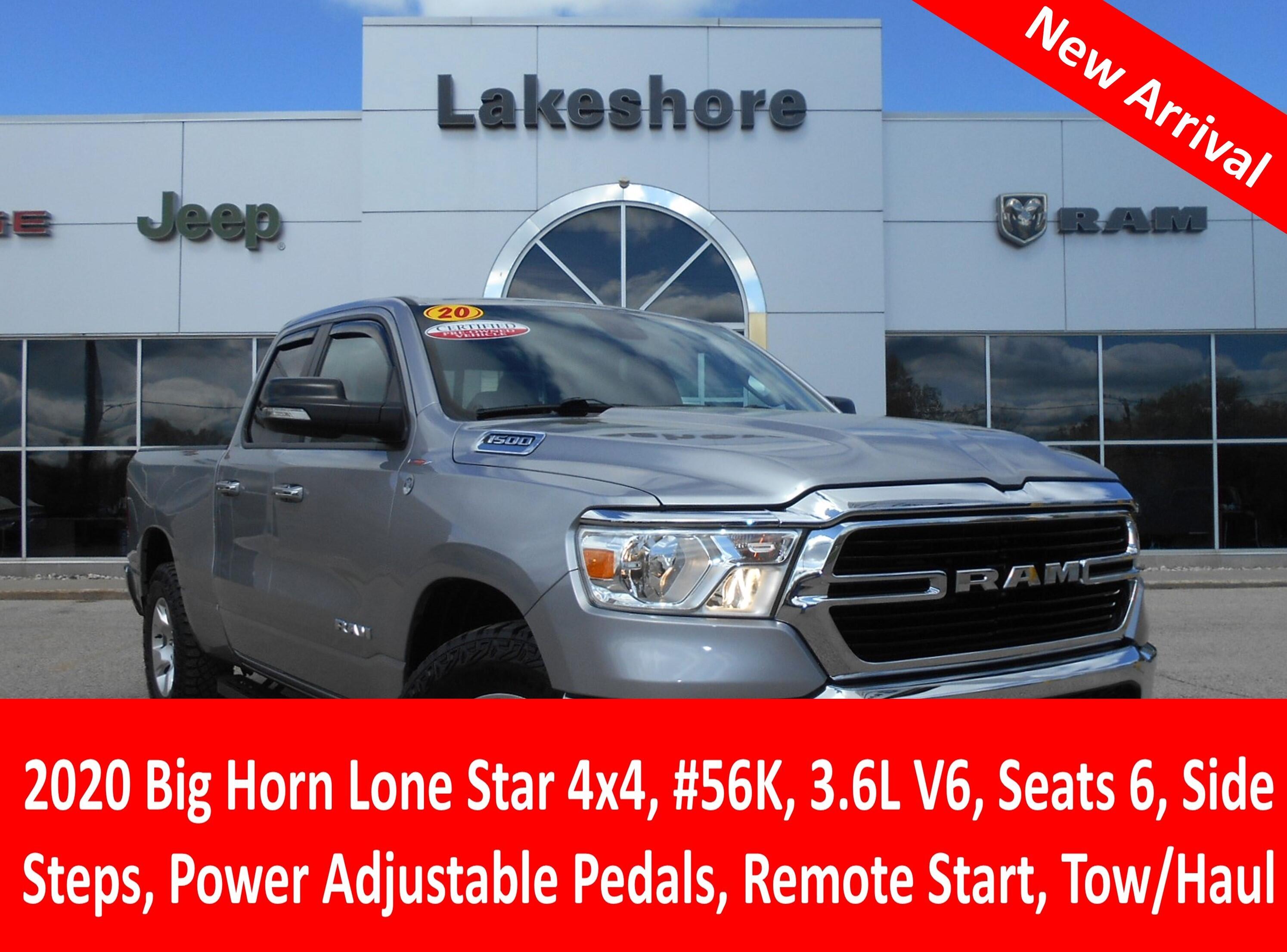 2020 RAM 1500 Big Horn/Lone Star 4x4 Quad Cab 6'4's photo