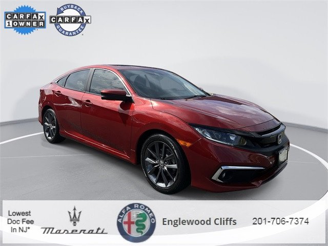 Used 2020 Honda Civic EX-L with VIN 19XFC1F77LE215642 for sale in Englewood, NJ