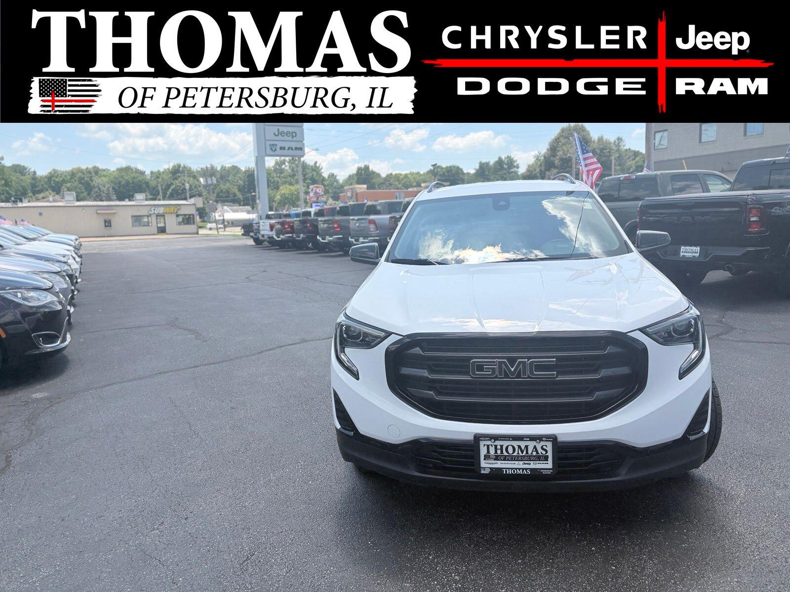 Used 2020 GMC Terrain SLE with VIN 3GKALTEV6LL289334 for sale in Petersburg, IL