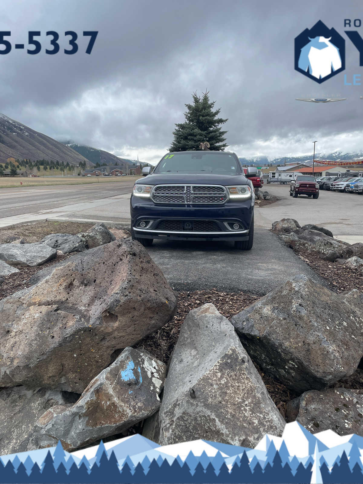 Used 2017 Dodge Durango Anodized Platinum with VIN 1C4SDJET3HC823506 for sale in Afton, WY